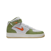 Nike Air Force 1 Mid '07 QS Olive Green and Total Orange