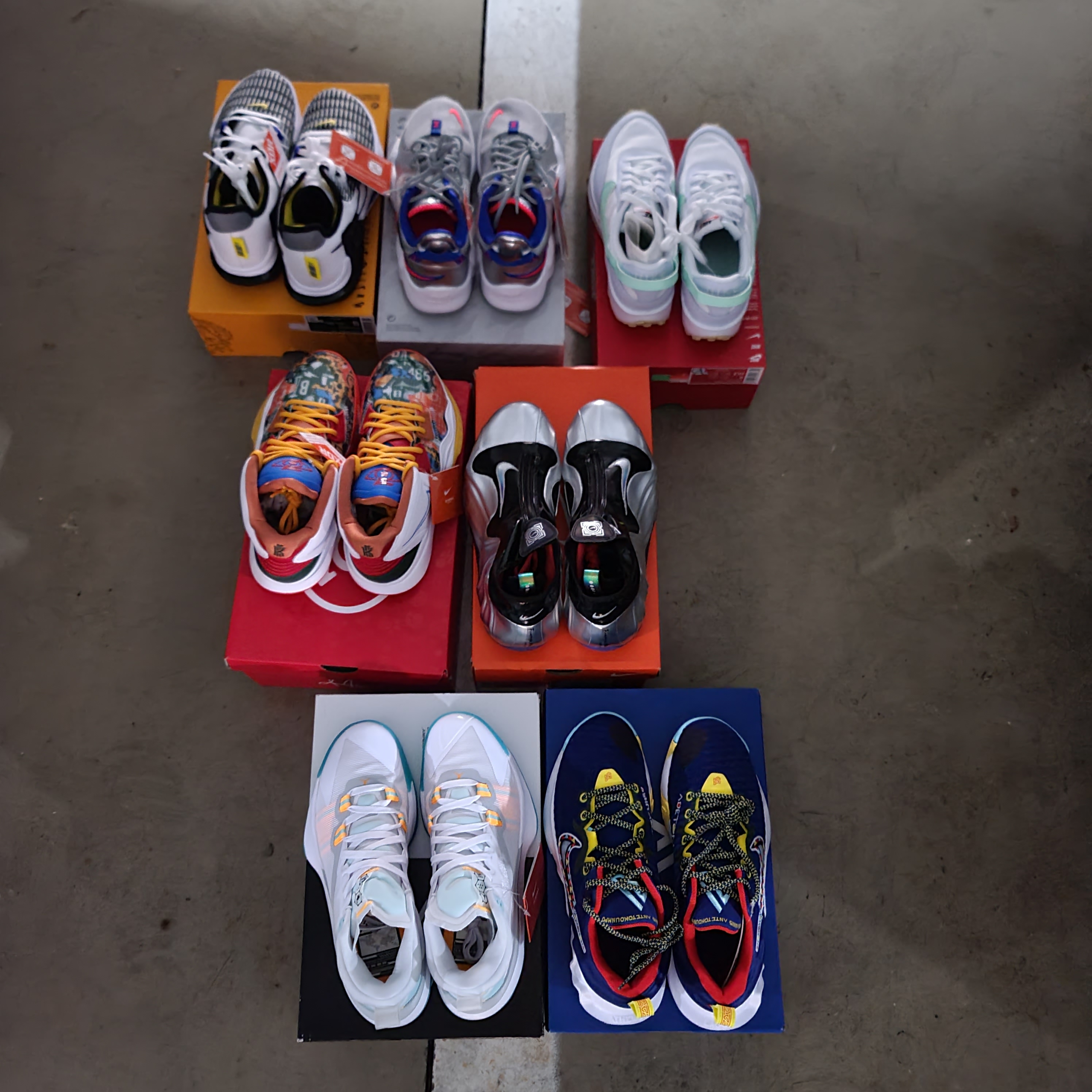 Nike PG 5 EP White University Red, Nike Kyrie 8 Infinity Ky-D: Ubuntu 착용 스타일