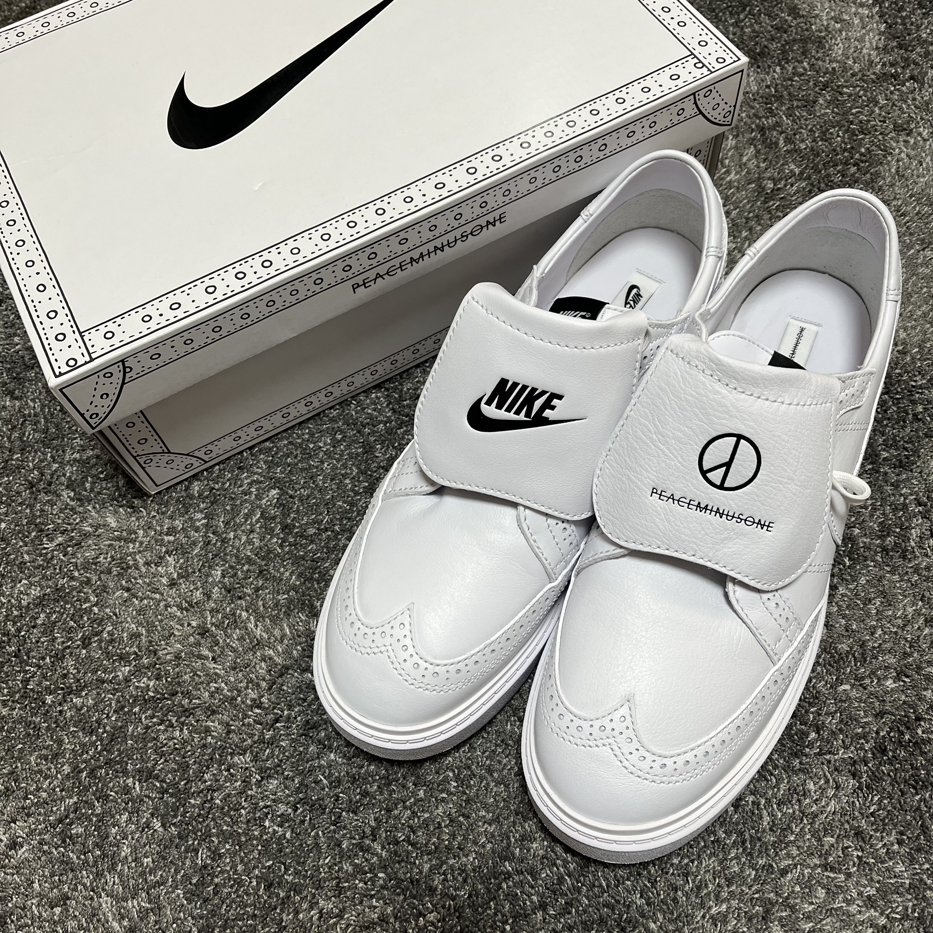 Nike x Peaceminusone Kwondo1 White 착용 스타일