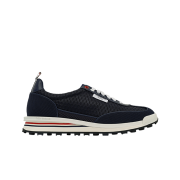 Thom Browne Heavy Athletic Mesh Tech Runner Navy