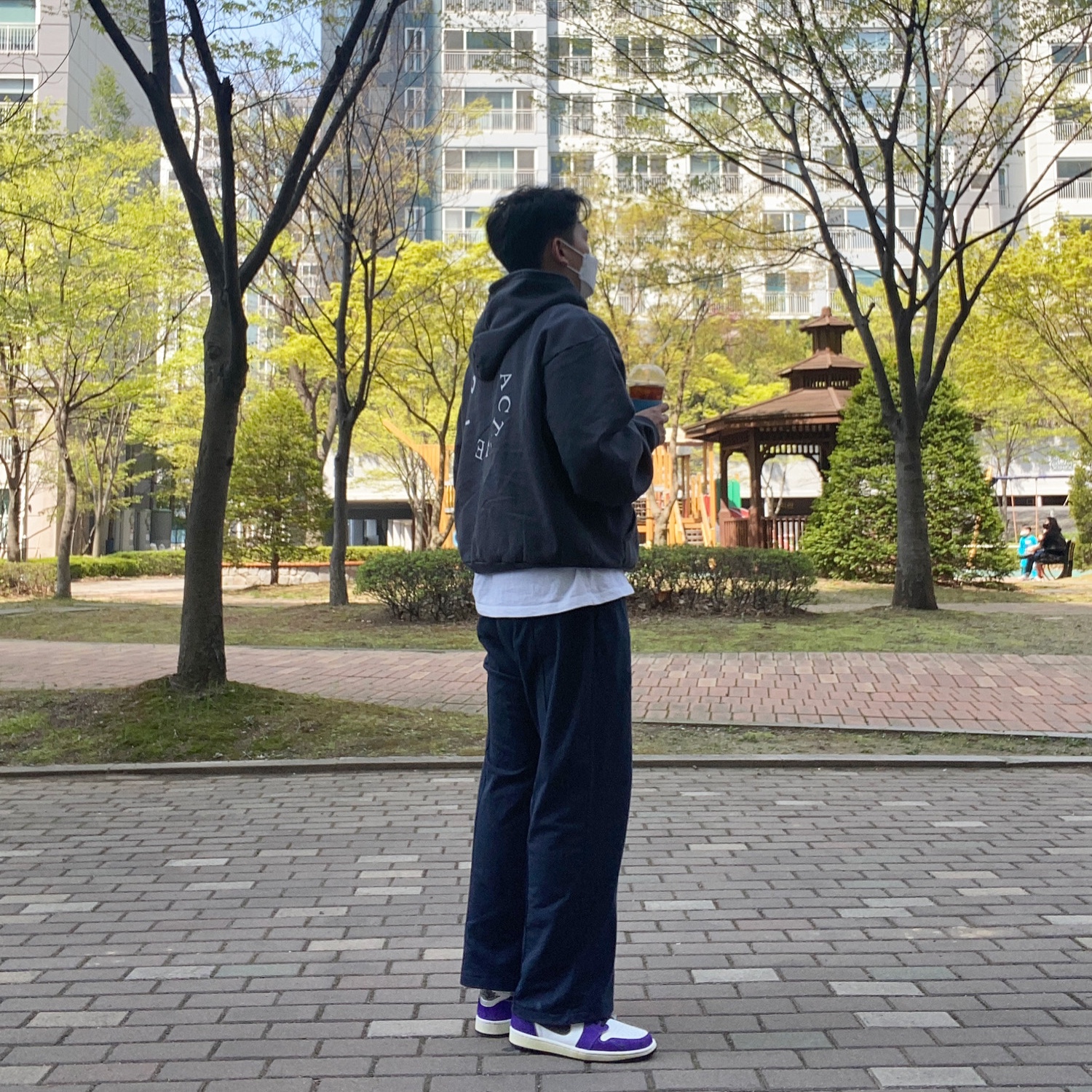 Jordan 1 Low Court Purple 2020 착용 스타일