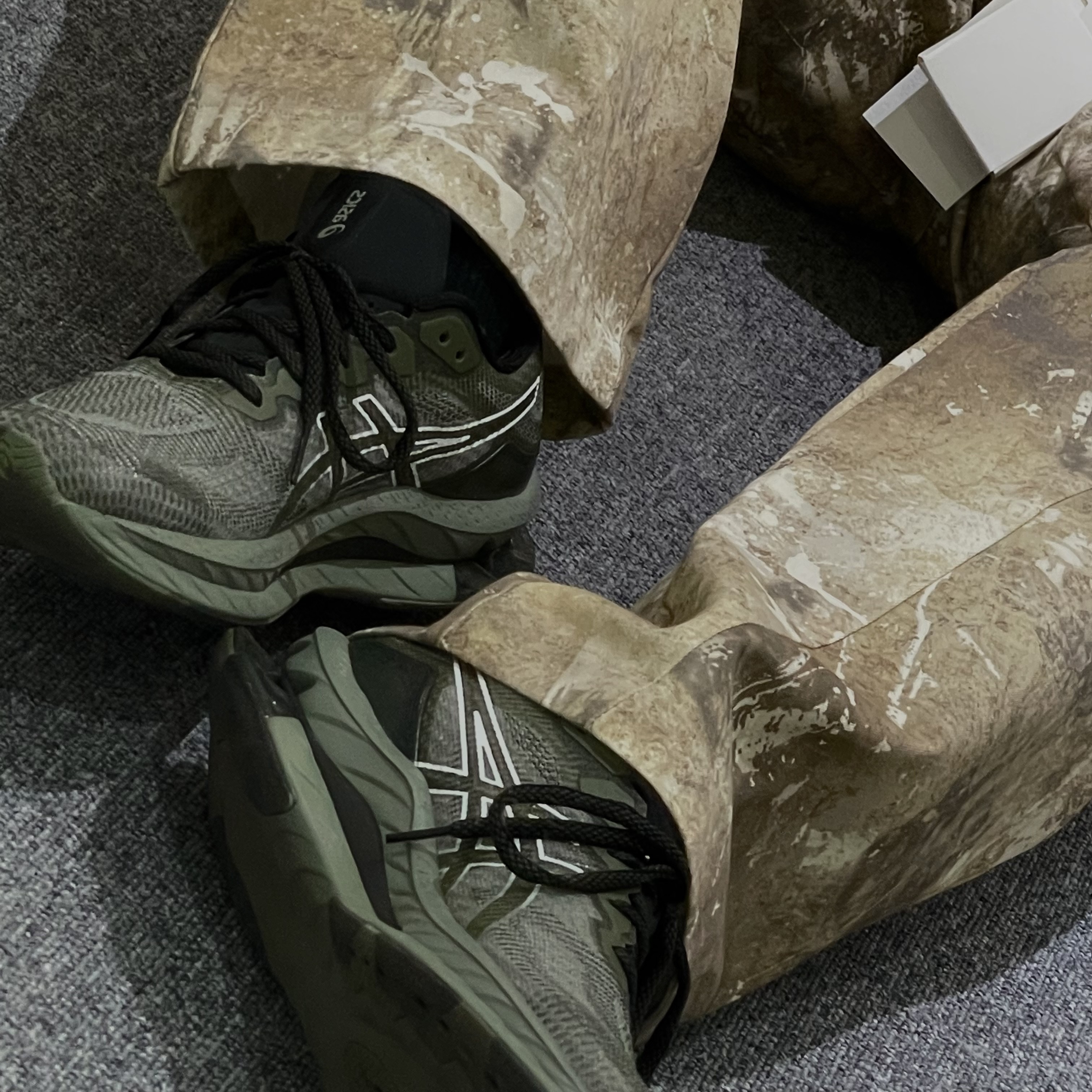 Asics Gel-Kinsei Blast LE Linchen Green White 착용 스타일