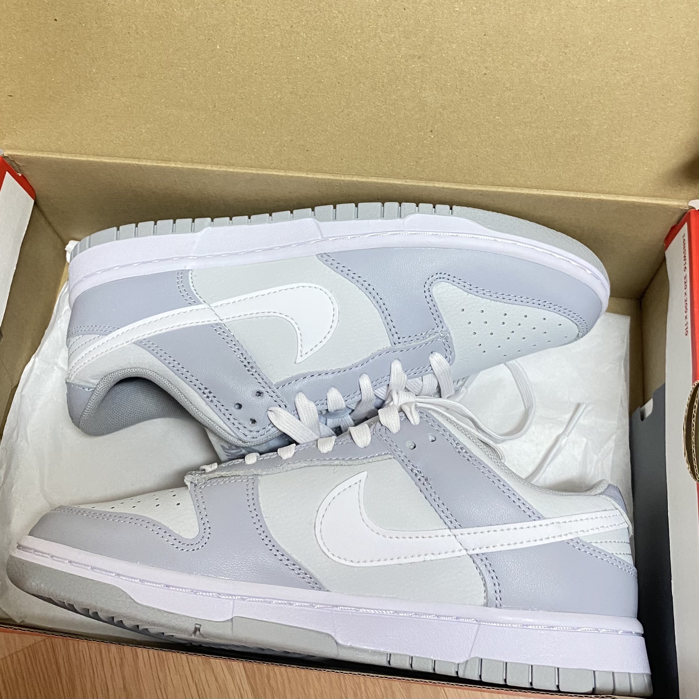 Nike Dunk Low Retro Wolf Grey 착용 스타일
