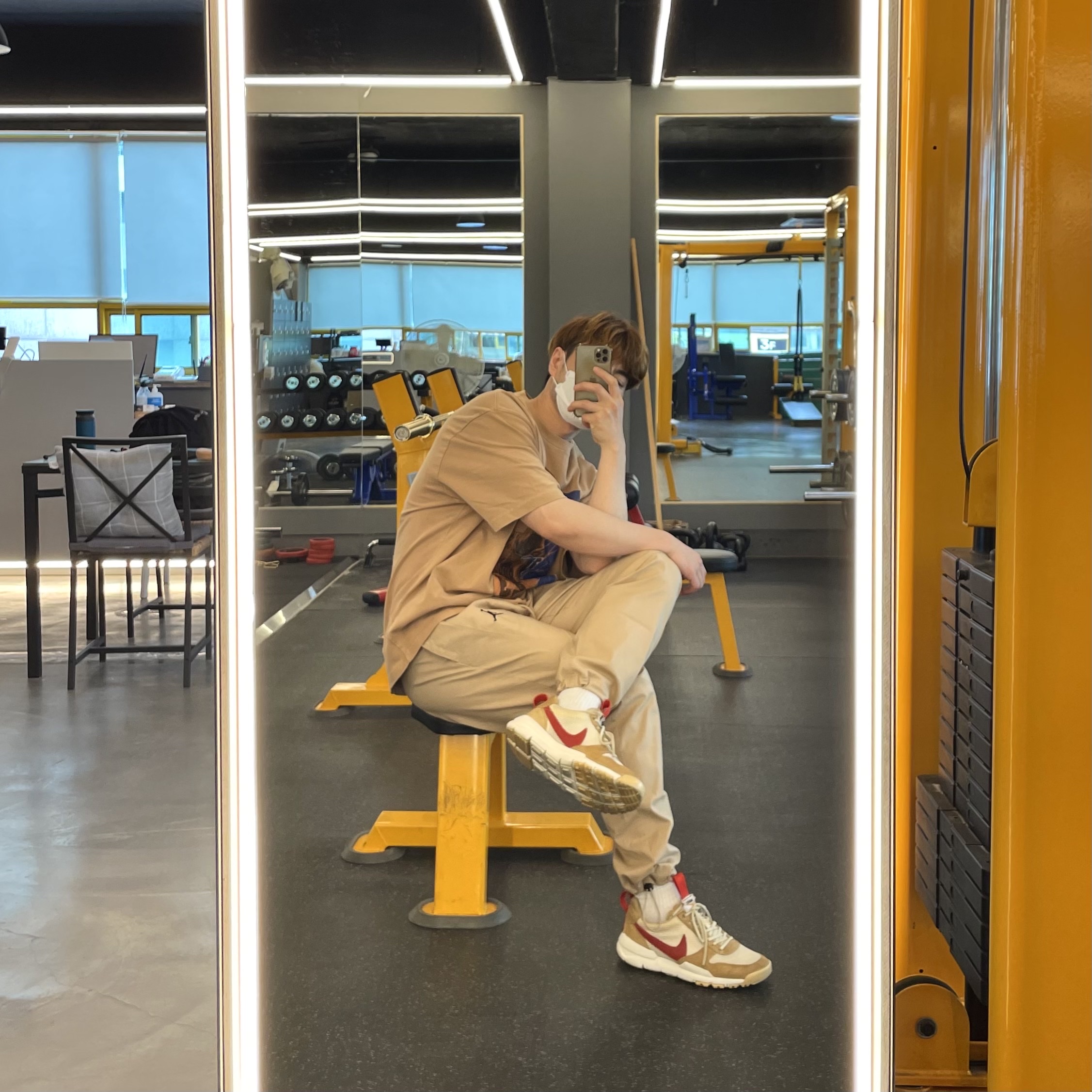 Nike x Tom Sachs Mars Yard Shoe 2.0 Space Camp 착용 스타일