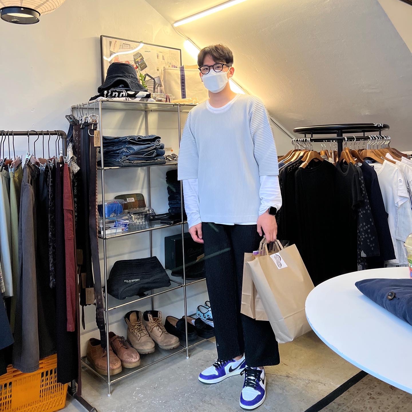 Jordan 1 Low Court Purple 2020 착용 스타일