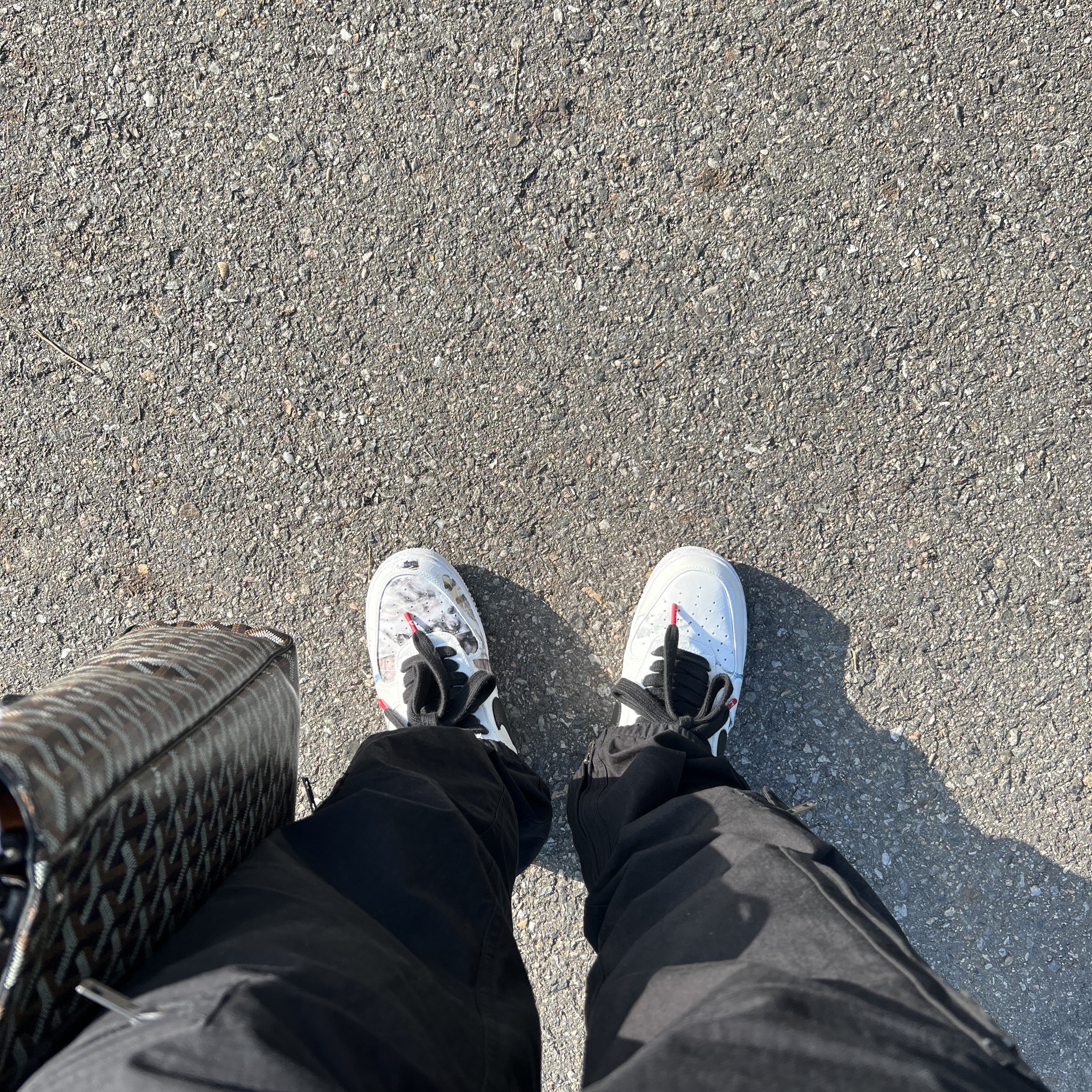 Nike x Peaceminusone Air Force 1 Low Para-Noise 2.0 착용 스타일