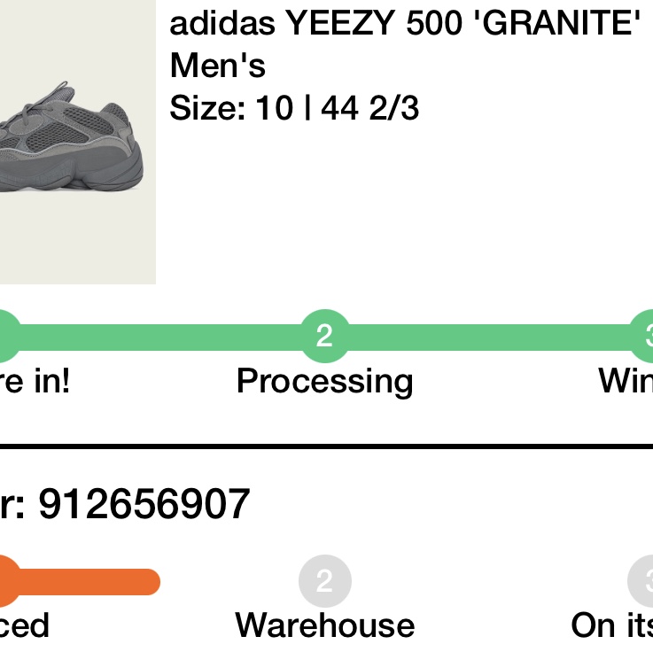 Adidas Yeezy 500 Granite 착용 스타일 - 1