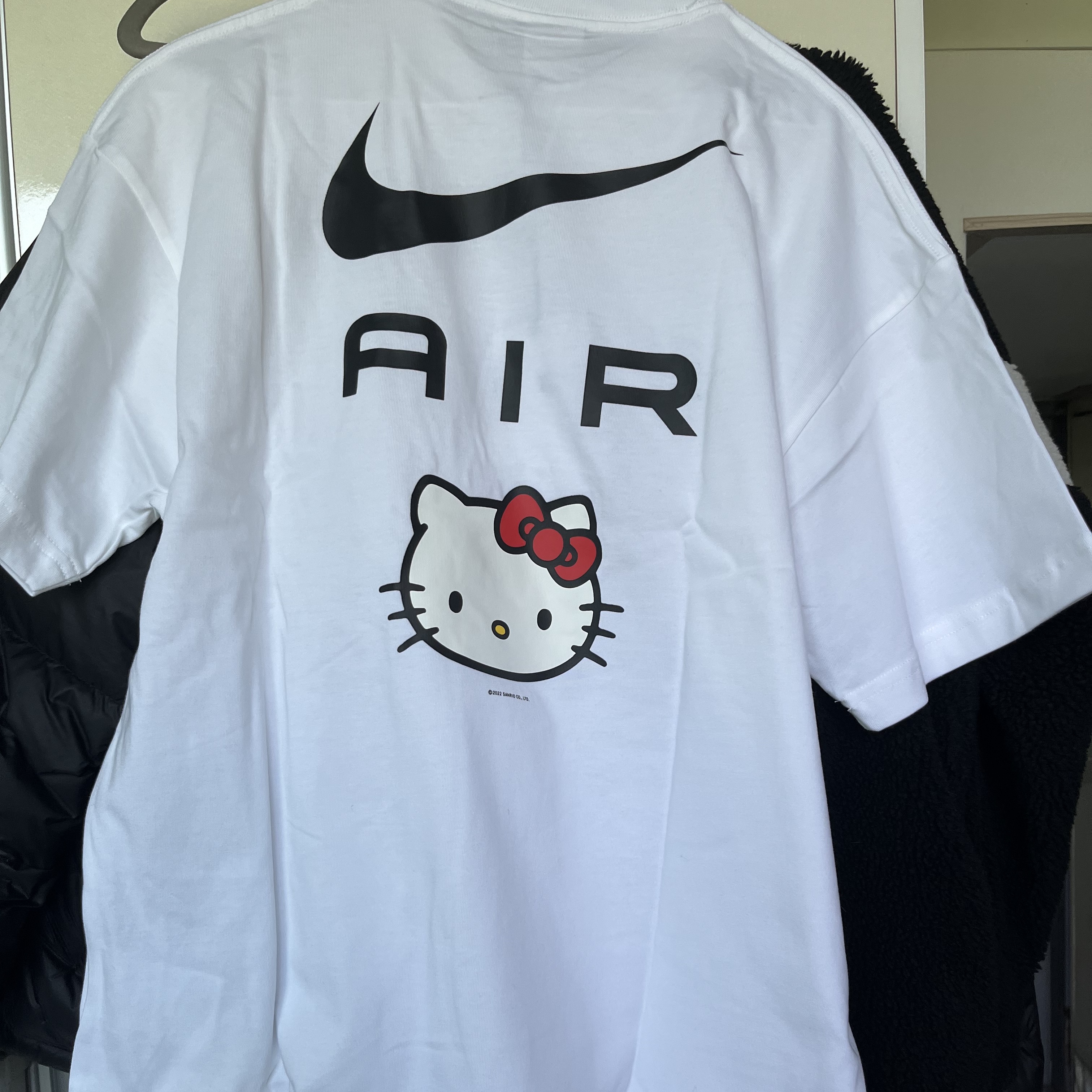 Nike x Hello Kitty NRG Air T-Shirt White - Asia 착용 스타일 - 2