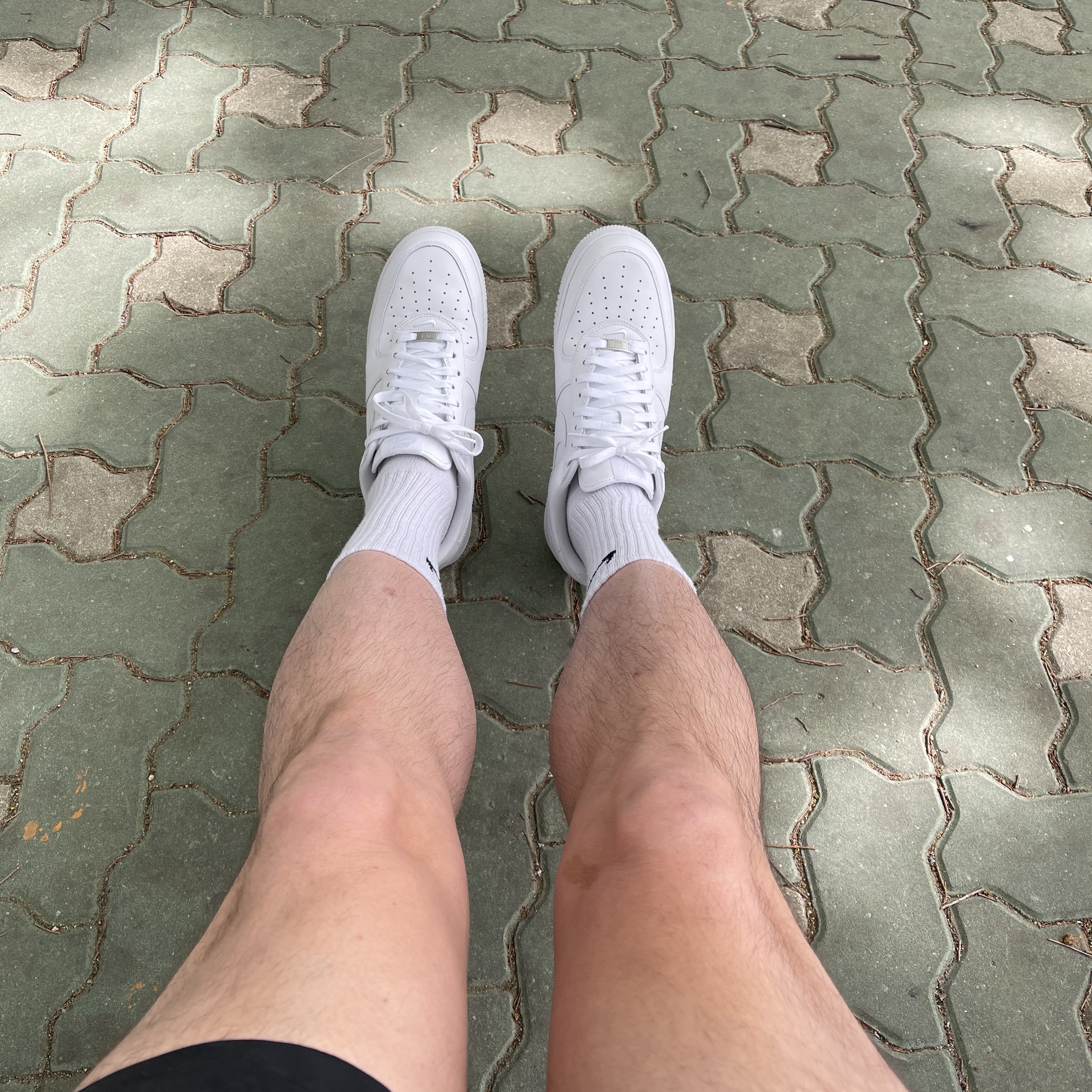Nike x Supreme Air Force 1 Low White 착용 스타일 - 1