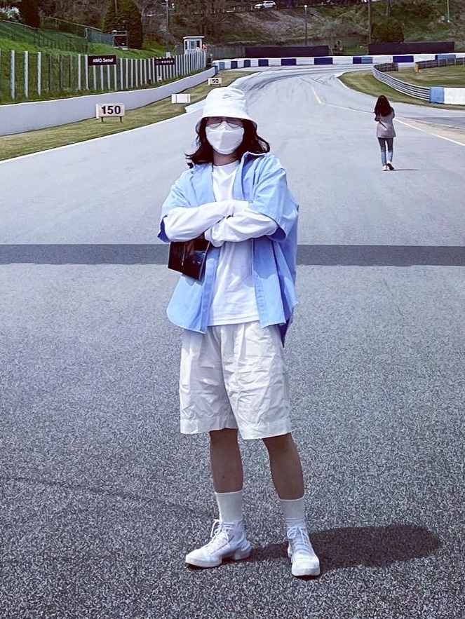 Converse x Takahiromiyashita The Soloist All Star Disrupt CX Hi White, Nike x Kim Jones Bucket Hat White 착용 스타일 - 2
