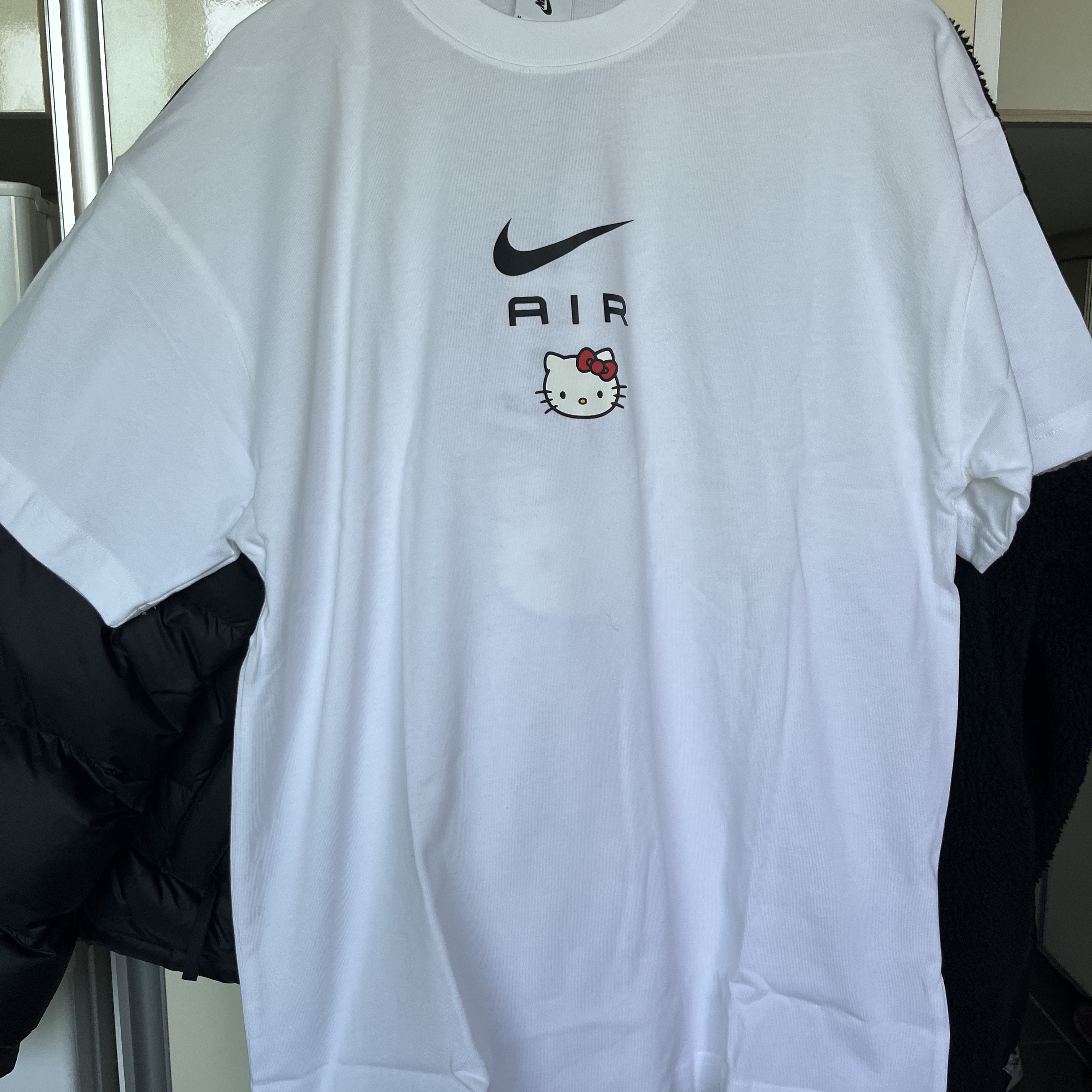 Nike x Hello Kitty NRG Air T-Shirt White - Asia 착용 스타일 - 1