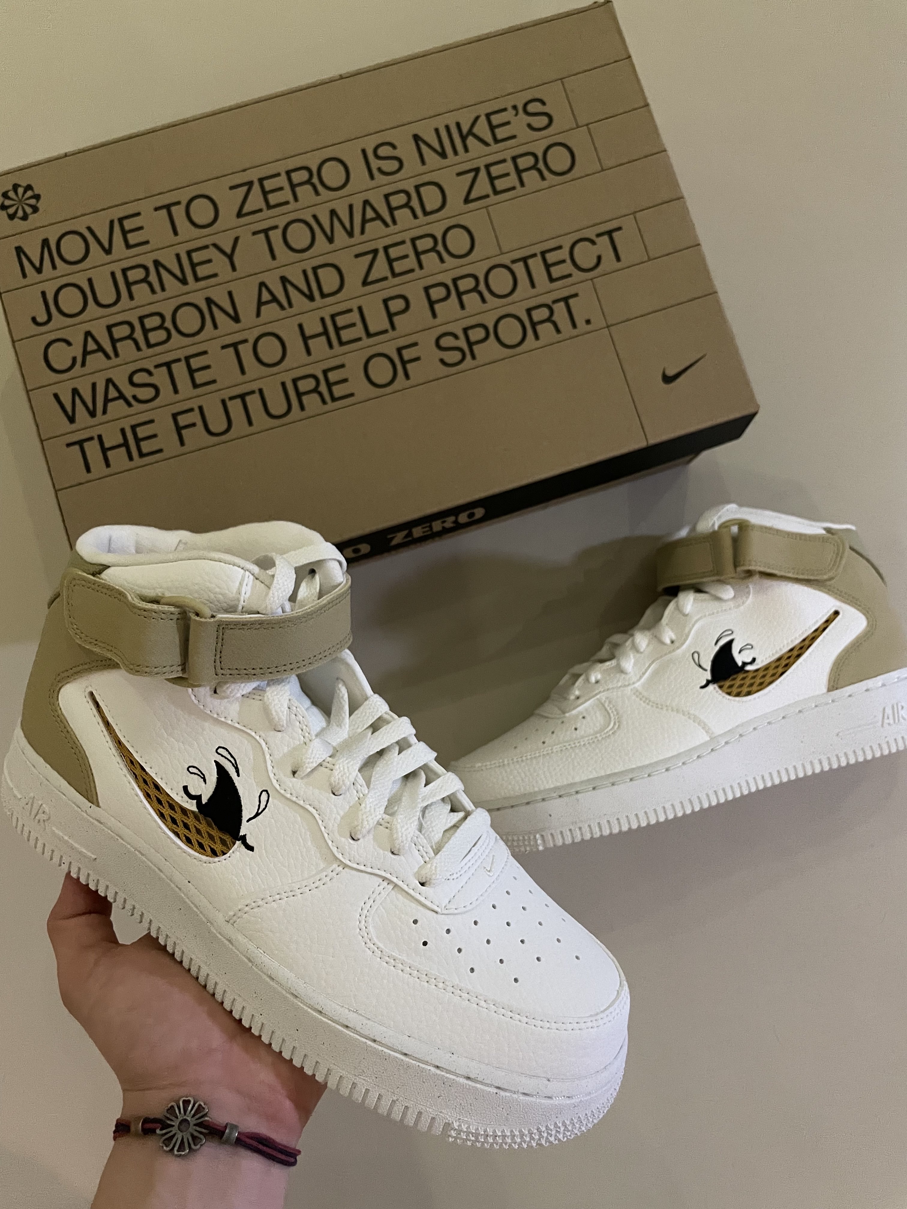 Nike Air Force 1 Mid '07 LV8 Next Nature Sun Club 착용 스타일 - 4