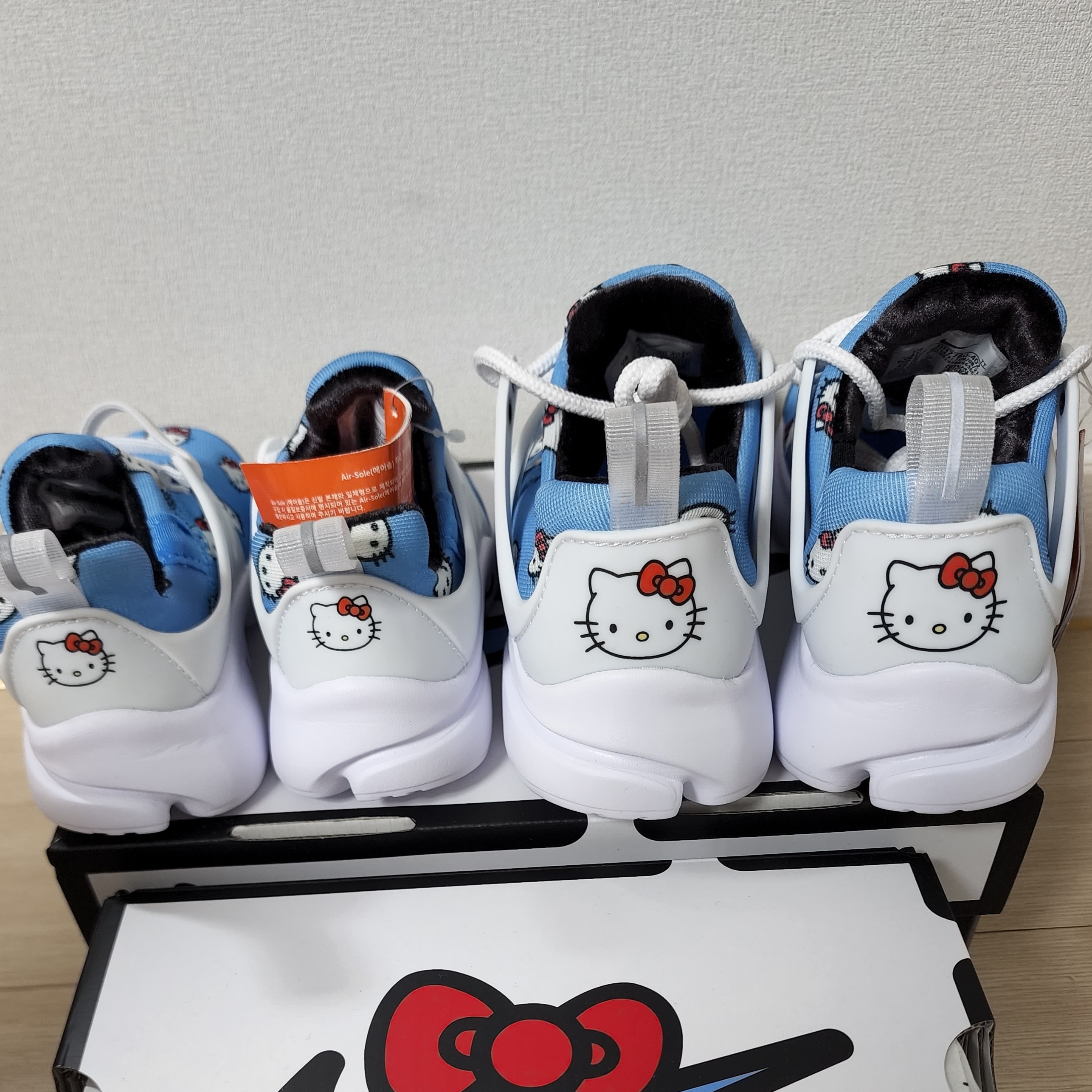 (PS) Nike x Hello Kitty Air Presto University Blue, (TD) Nike x Hello Kitty Air Presto University Blue 착용 스타일 - 3
