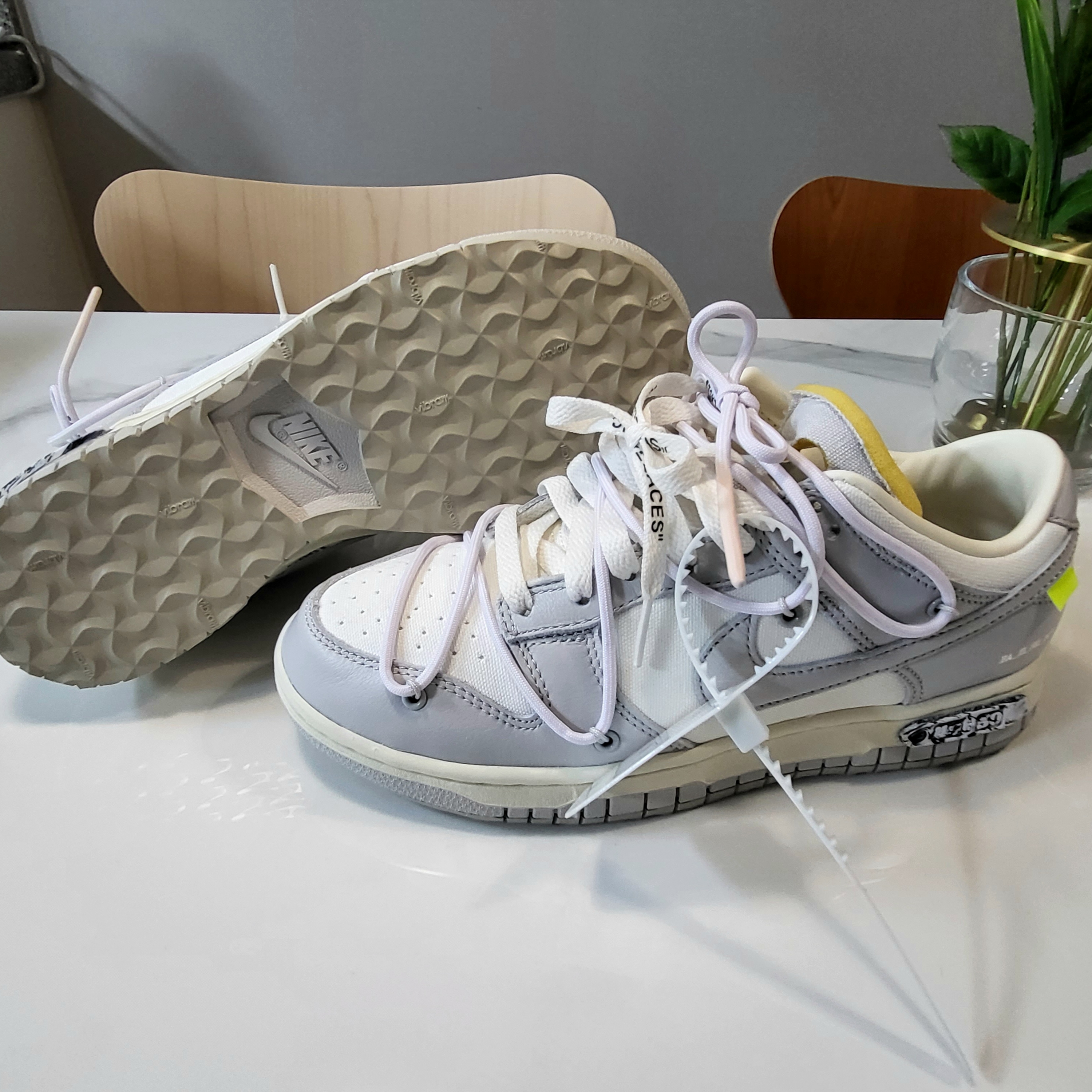 Nike x Off-White Dunk Low The 50 - Lot 49 착용 스타일