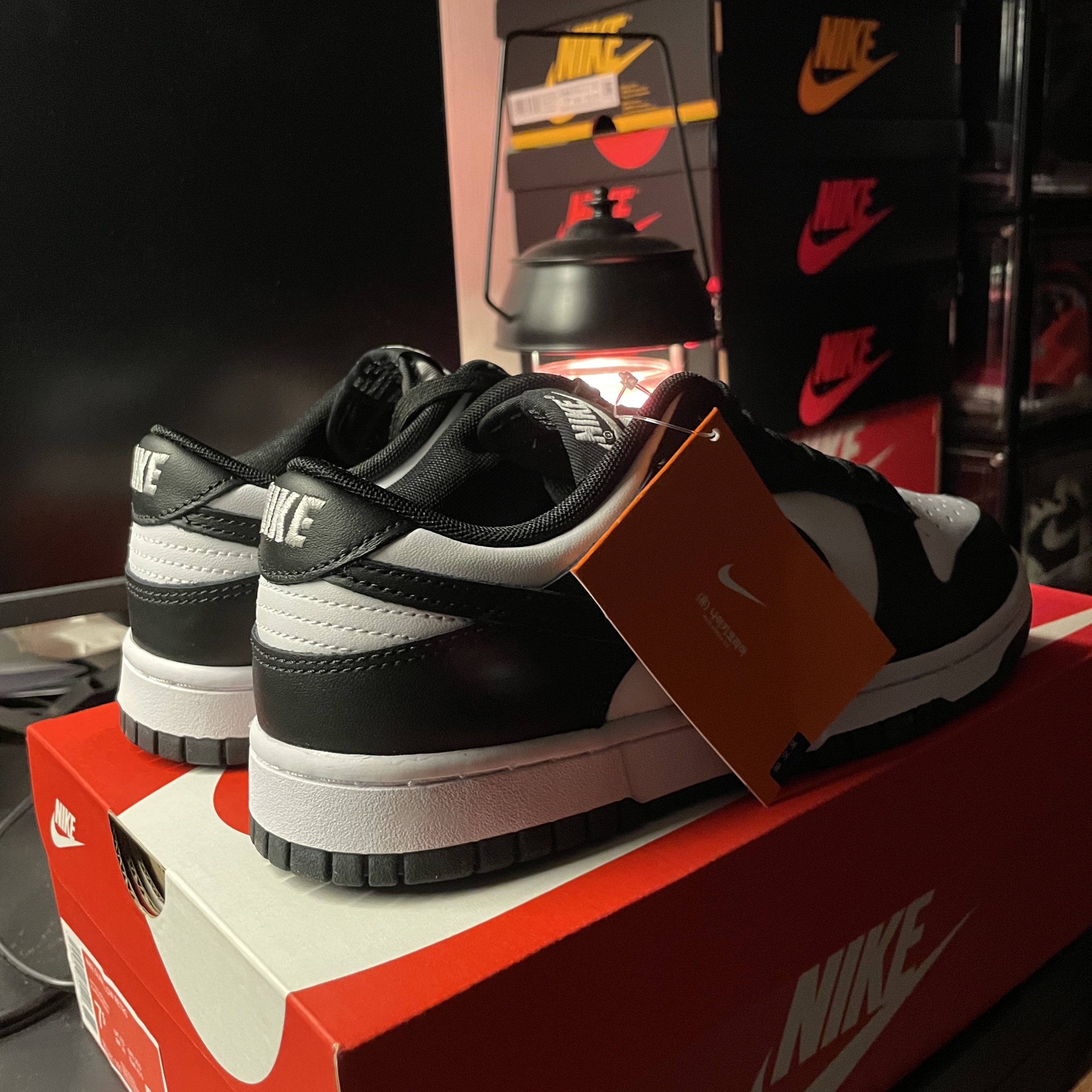 Nike Dunk Low Retro Black 착용 스타일 - 4