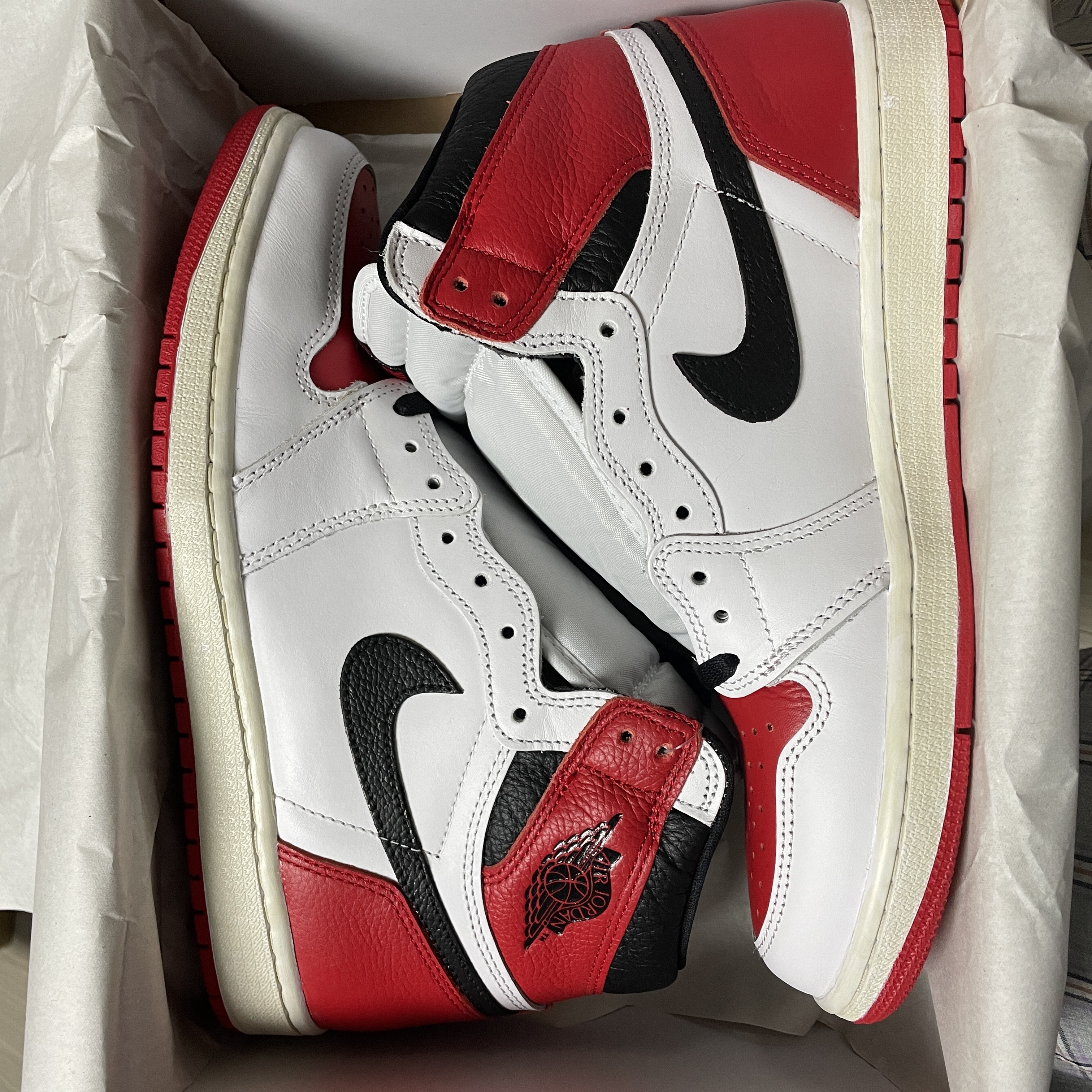 Jordan 1 Retro High OG Heritage, Jordan 1 x Travis Scott x Fragment Retro High OG SP Military Blue 착용 스타일 - 2