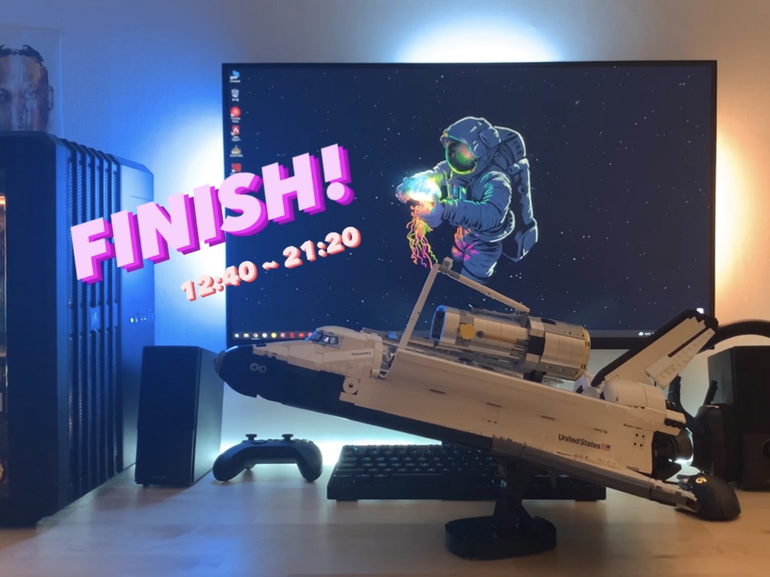 Lego NASA Space Shuttle Discovery 착용 스타일