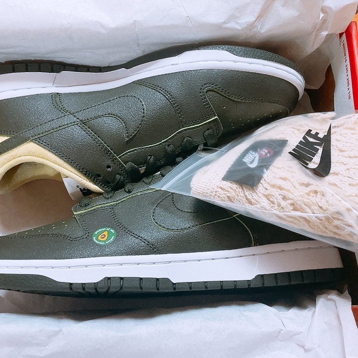 (W) Nike Dunk Low LX Avocado 착용 스타일 - 1