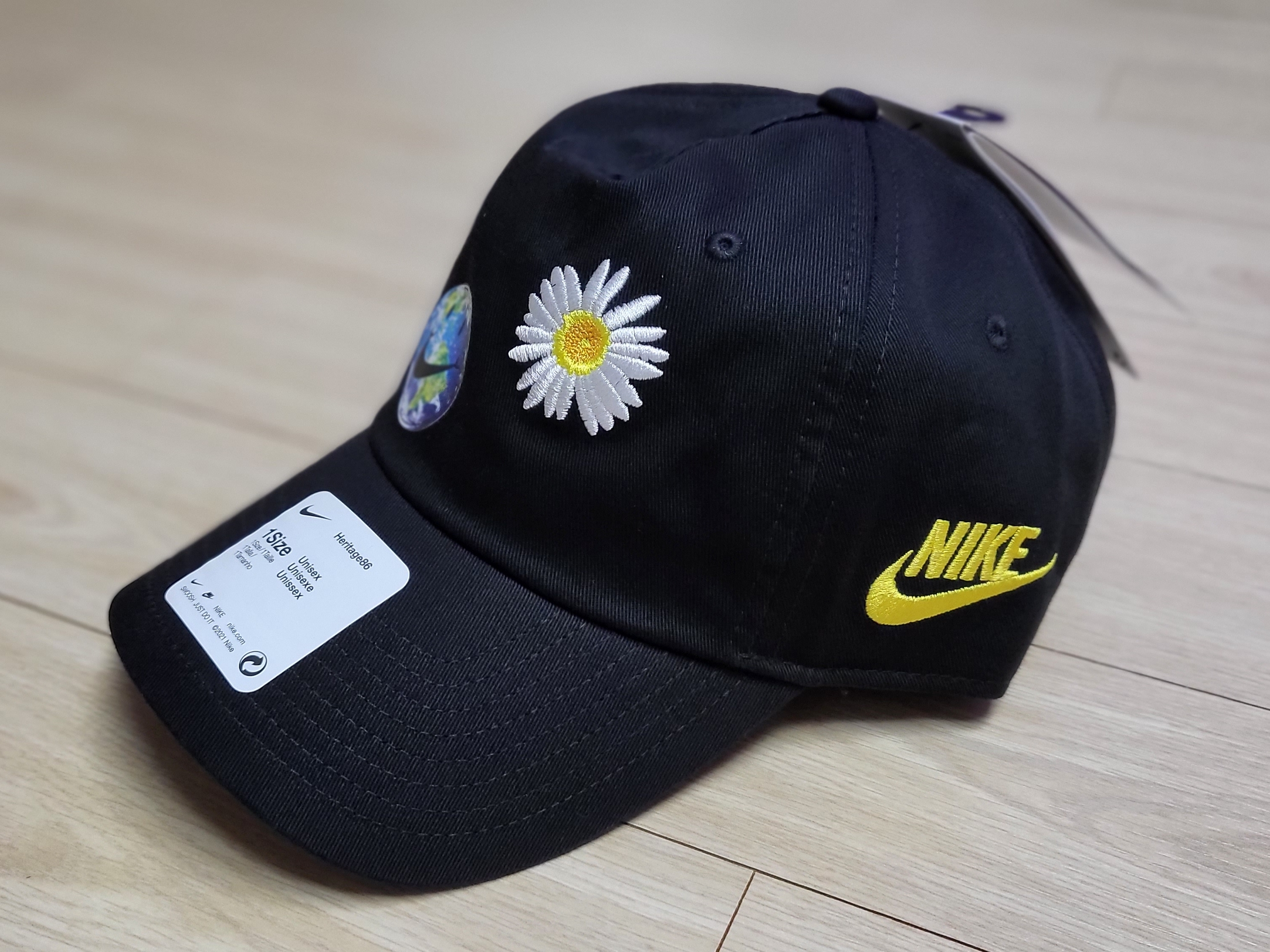 Nike Heritage 86 Cap Black 착용 스타일 - 1