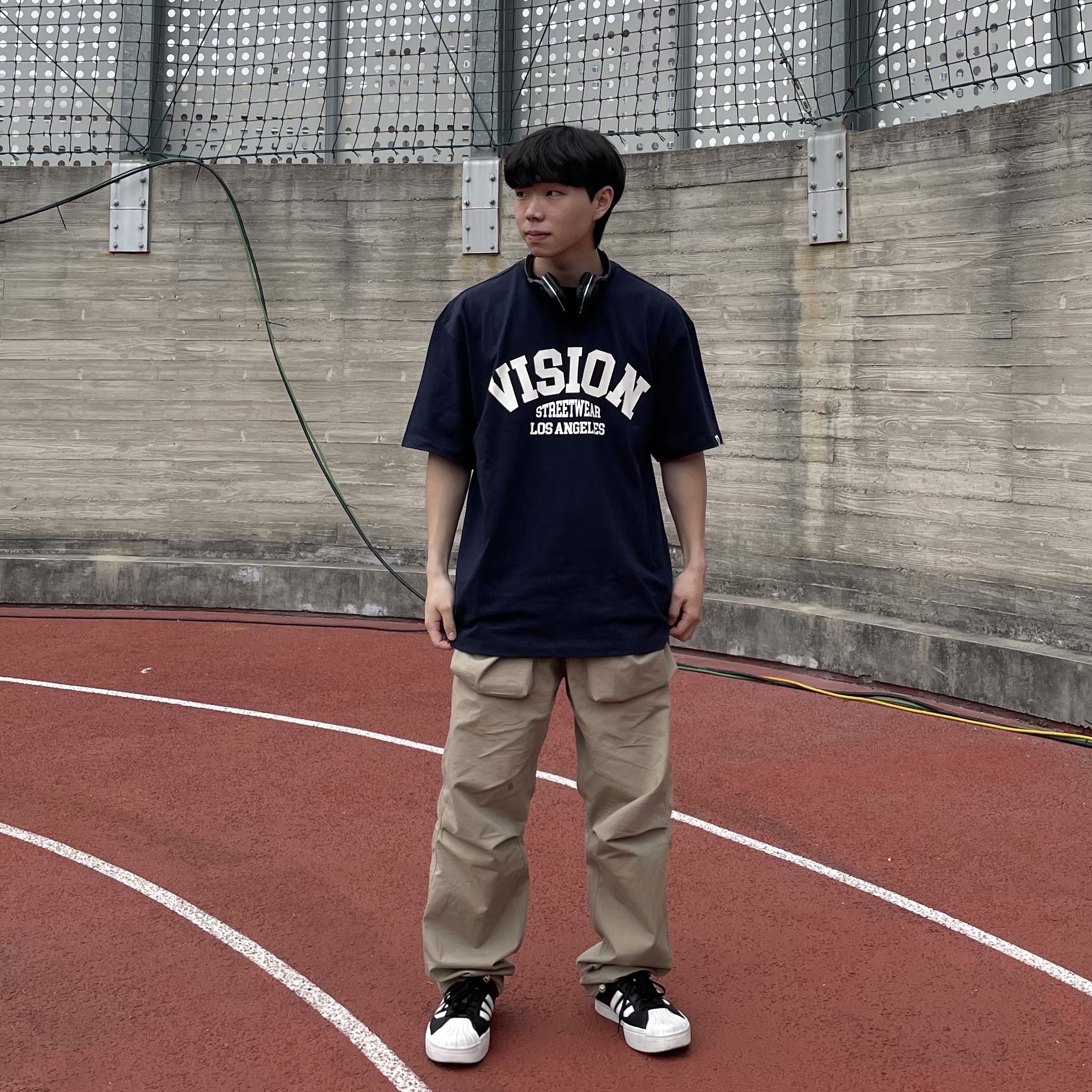 Y-3 Yohji Star Black White 착용 스타일 - 3