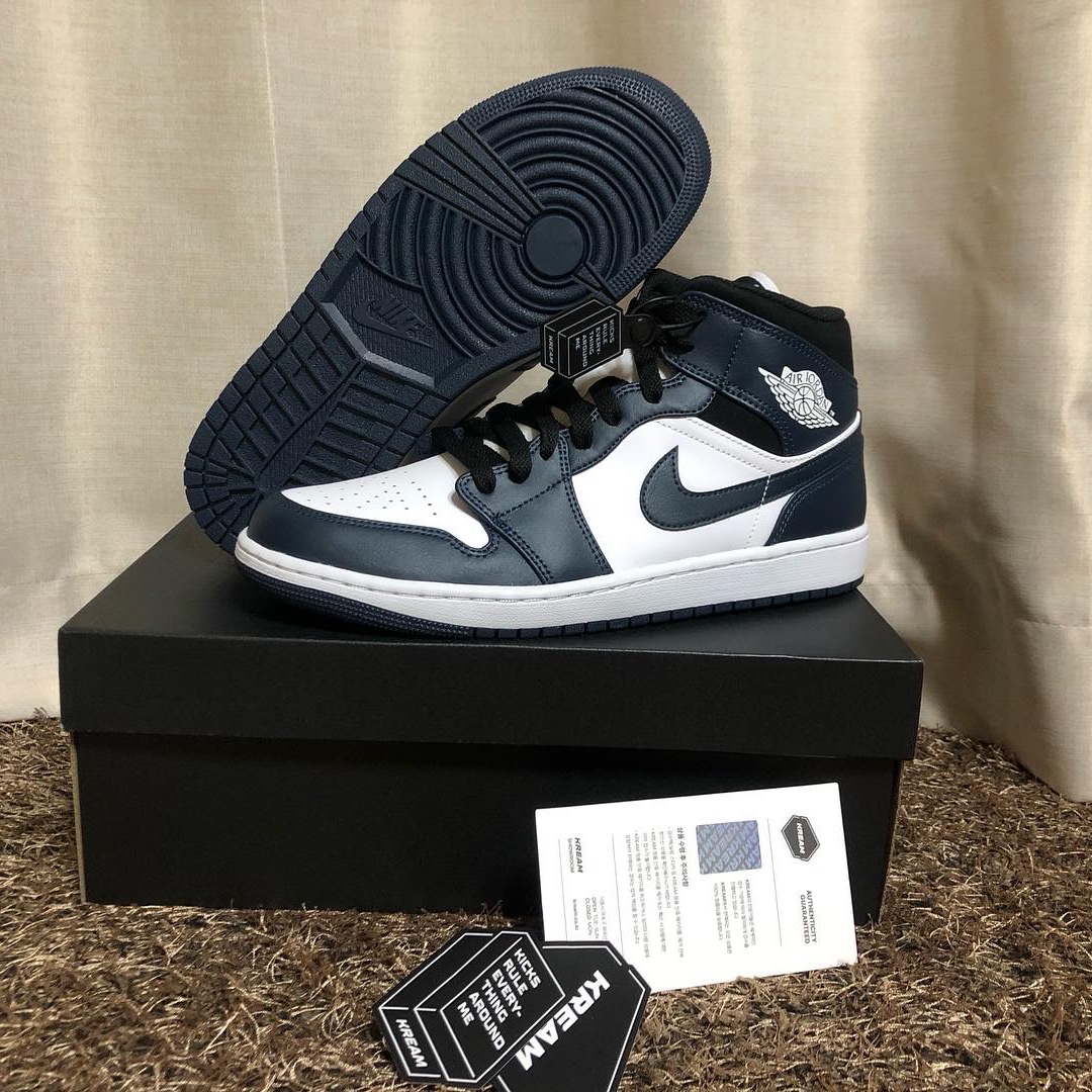 Jordan 1 Mid Dark Teal 착용 스타일 - 1