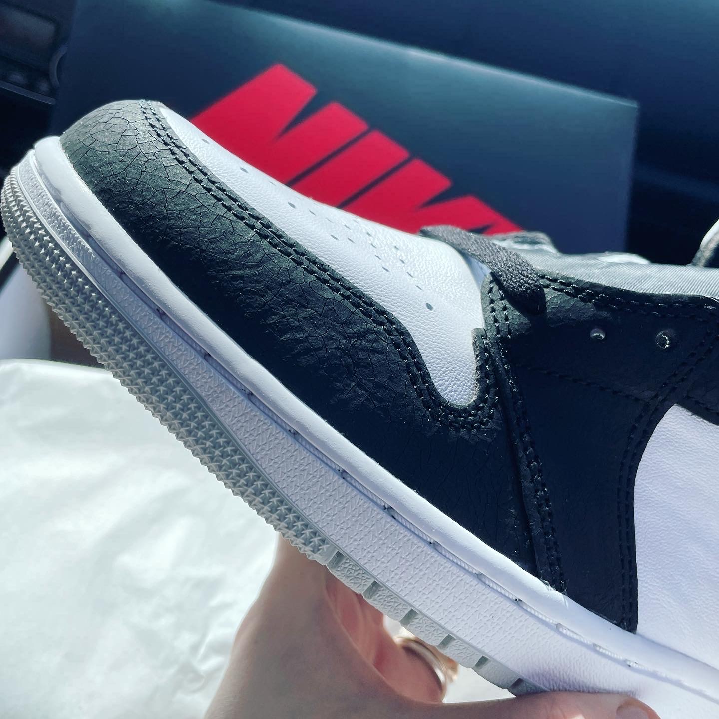 Jordan 1 Retro High OG Bleached Coral 착용 스타일 - 3