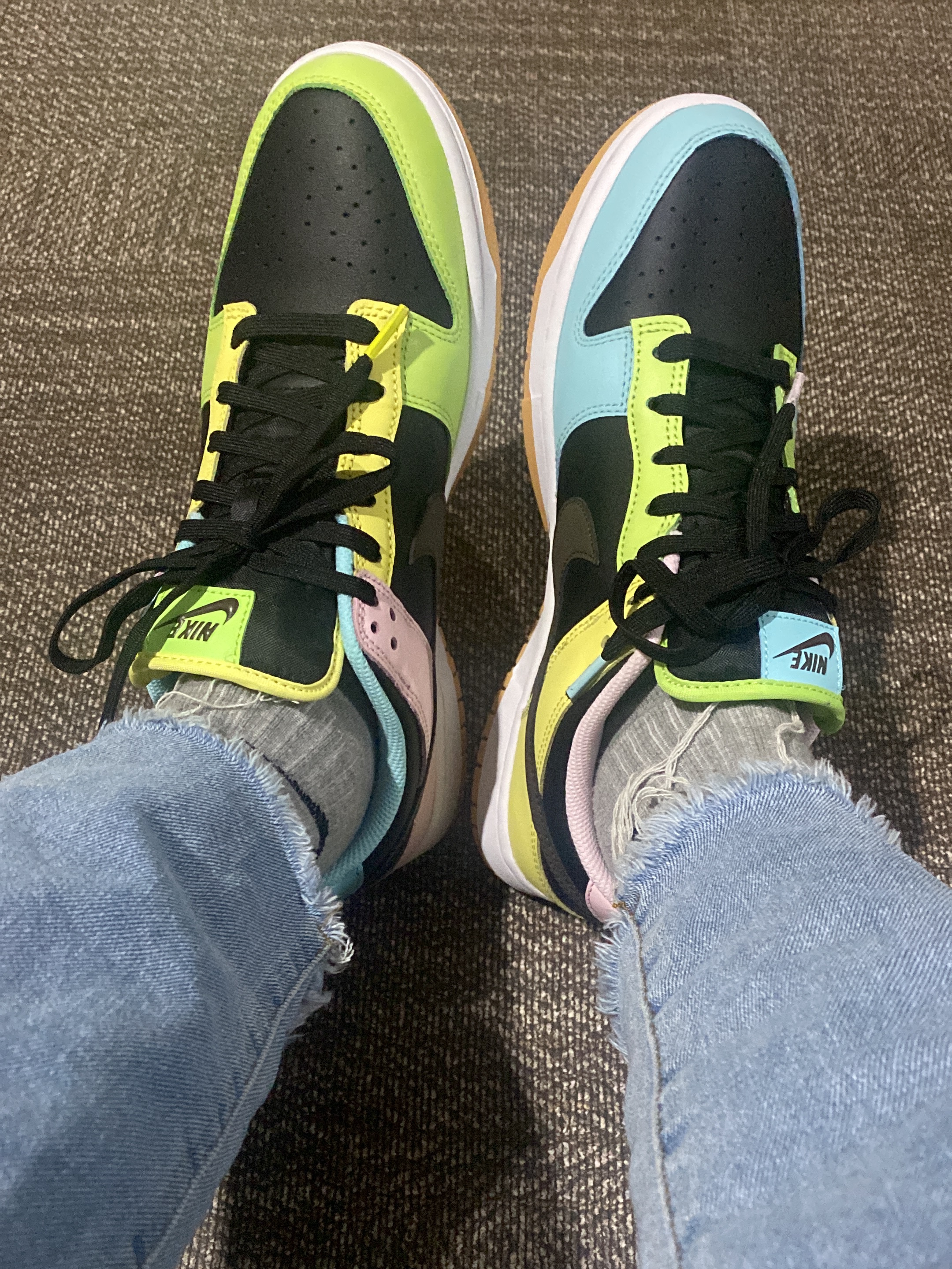 Nike Dunk Low SE Free.99 Black 착용 스타일