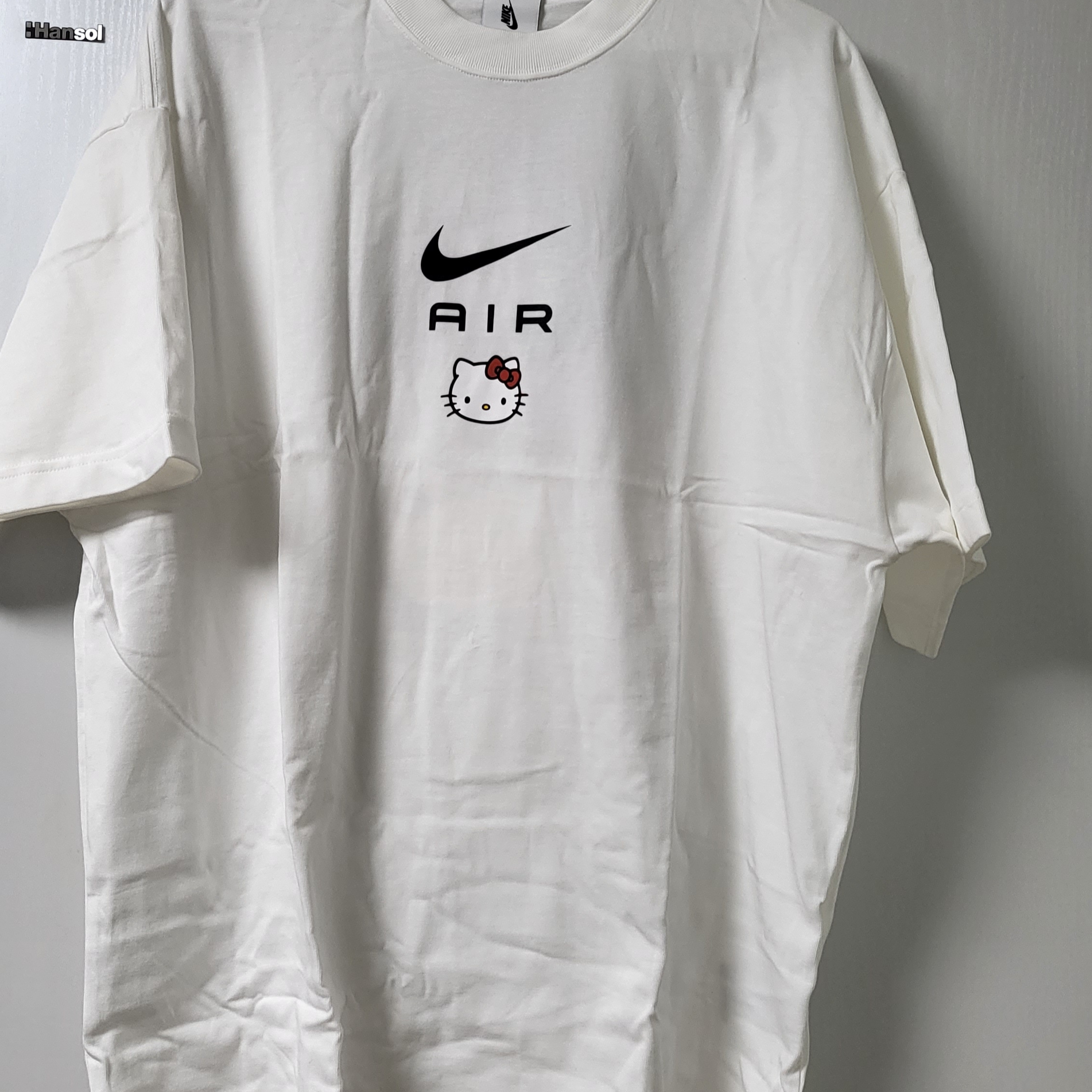 Nike x Hello Kitty NRG Air T-Shirt White - Asia 착용 스타일 - 1