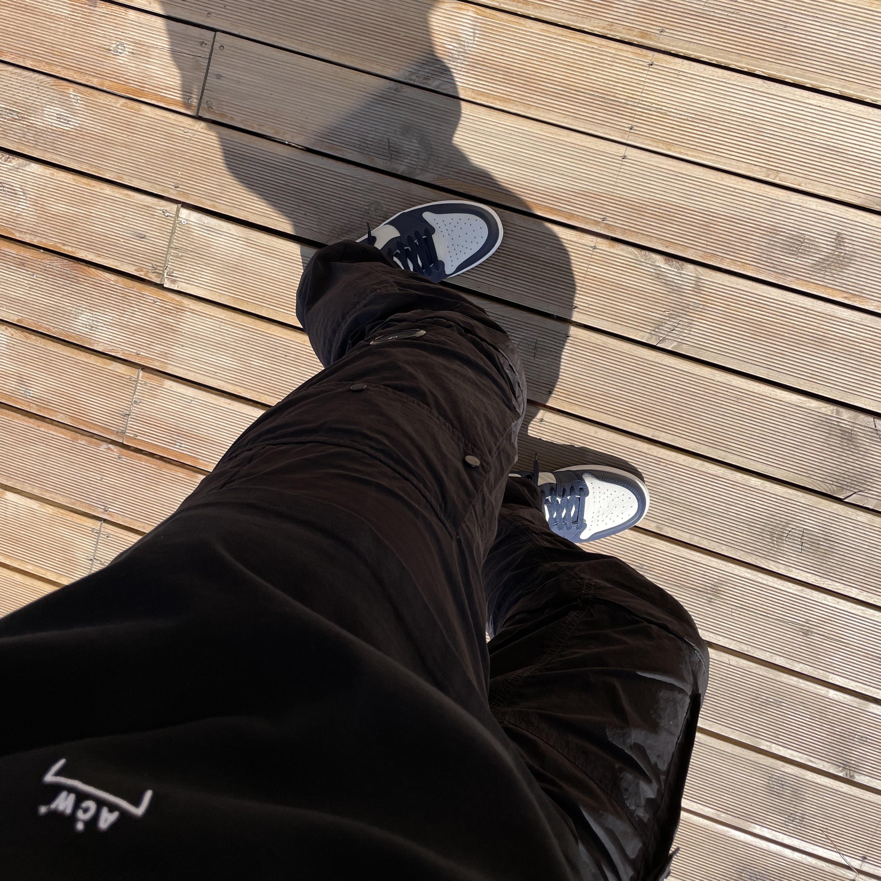 Jordan 1 Retro High Obsidian UNC 착용 스타일
