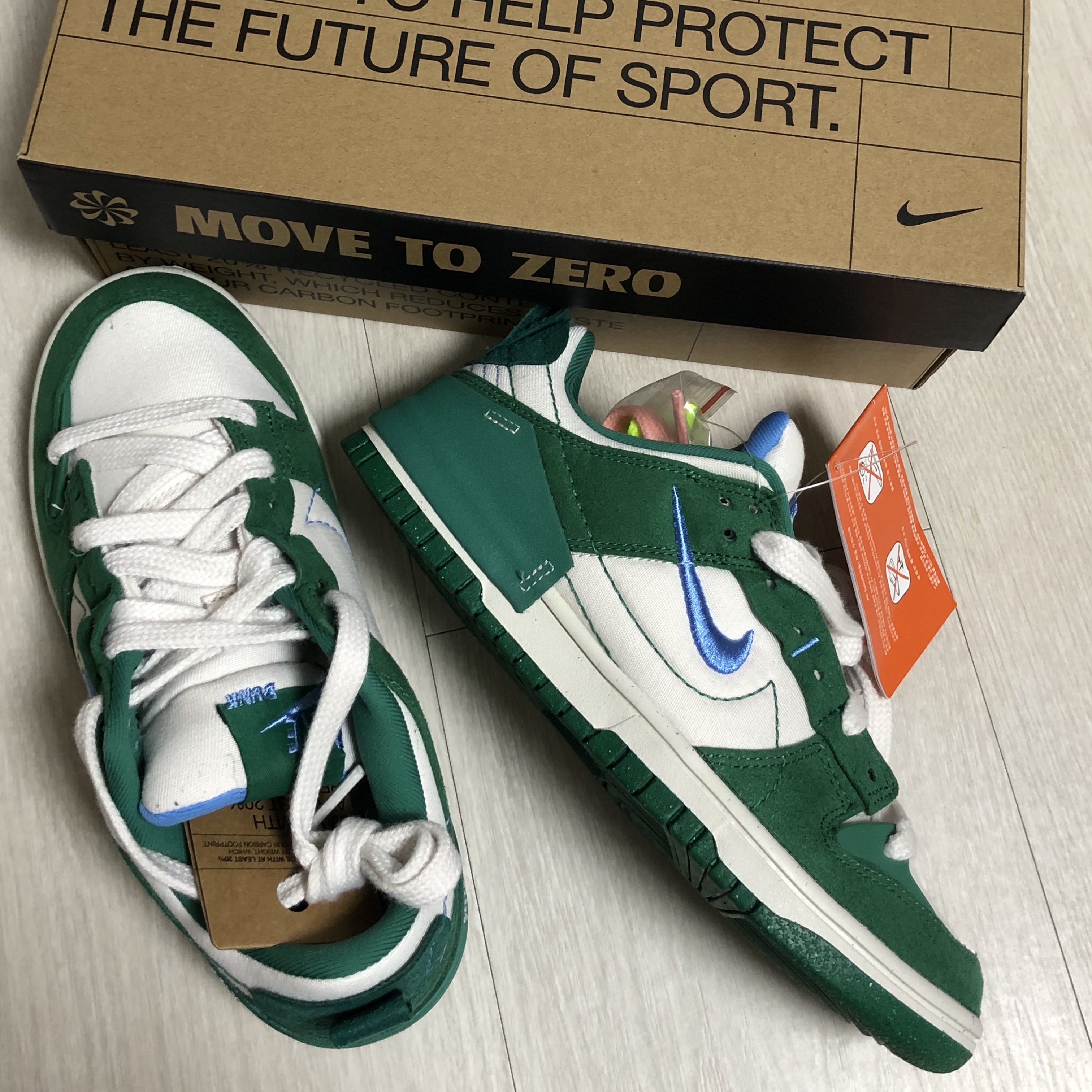 (W) Nike Dunk Low Disrupt 2 Phantom University Blue 착용 스타일