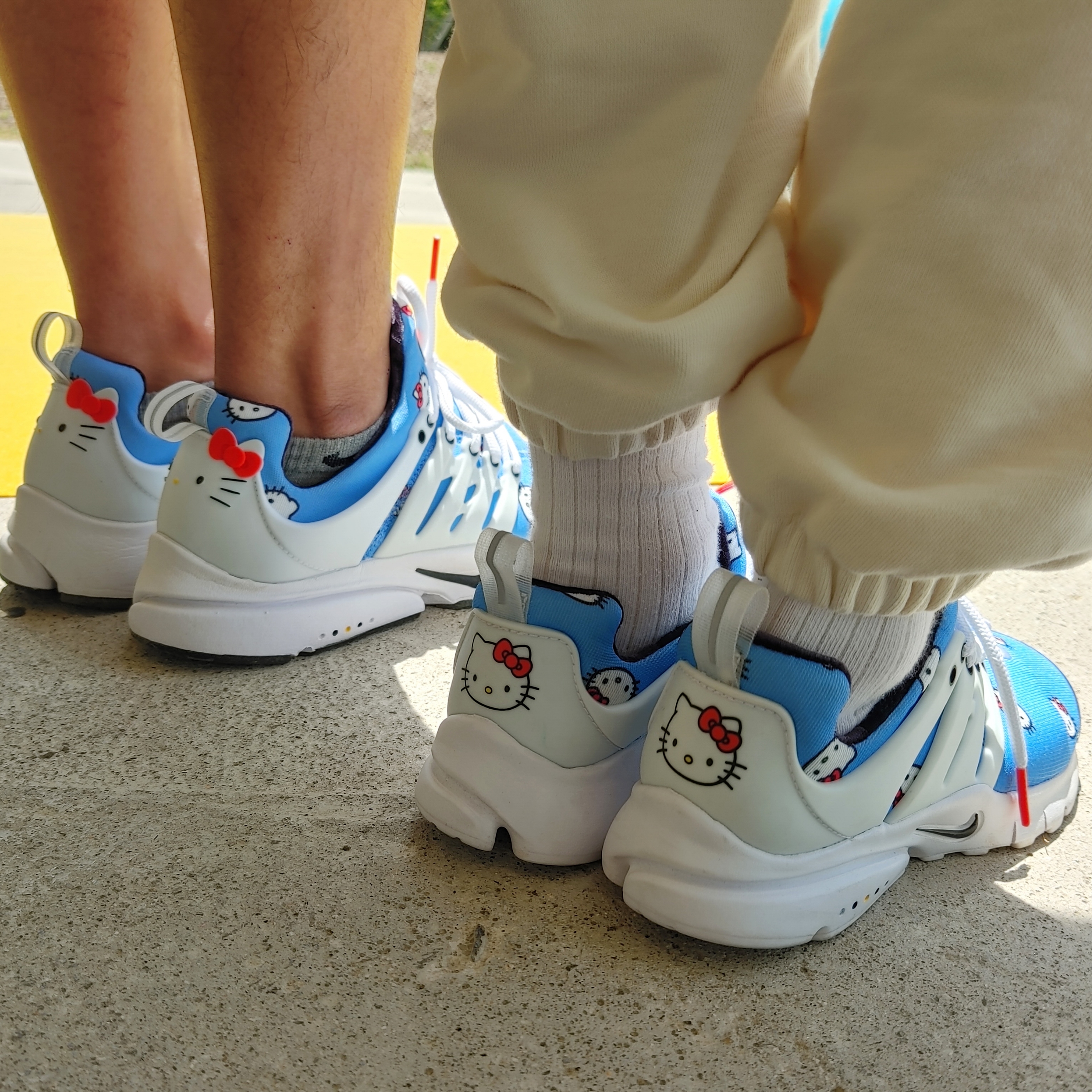 Nike x Hello Kitty Air Presto University Blue, (PS) Nike x Hello Kitty Air Presto University Blue 착용 스타일