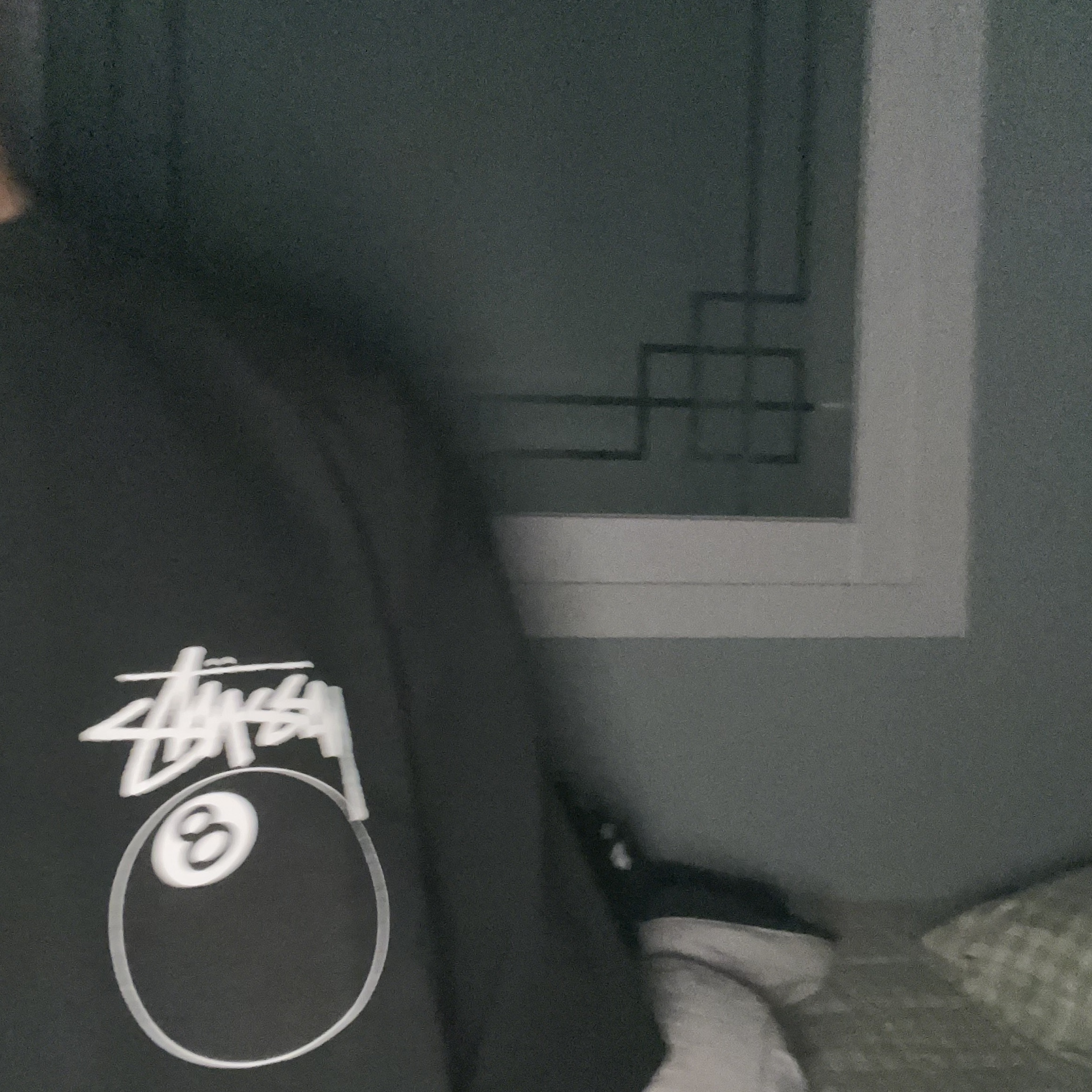 Stussy 8 Ball T-Shirt Black - 22SS 착용 스타일 - 3