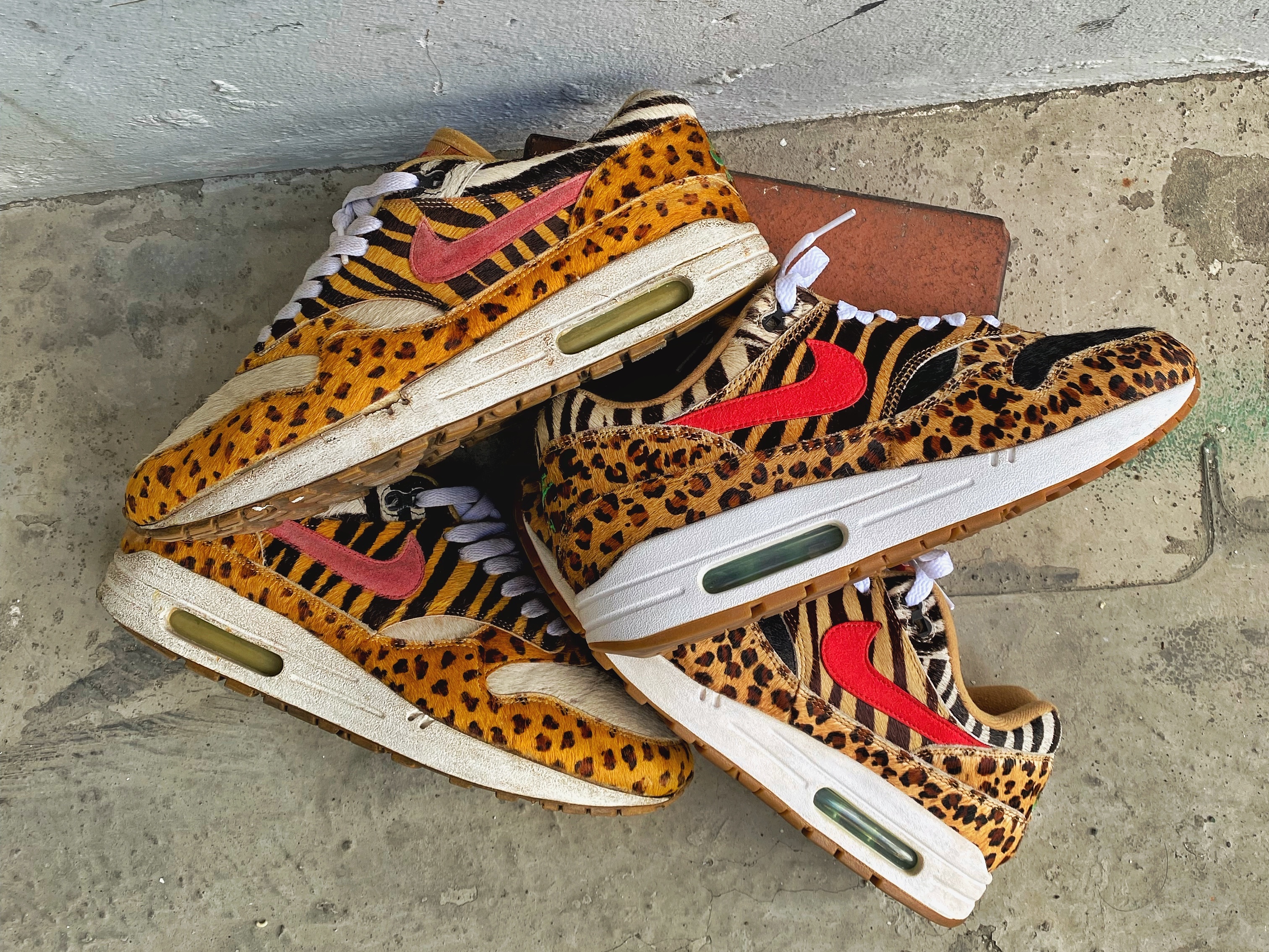 Nike x Atmos Air Max 1 Animal Pack 2.0, Nike x Atmos Air Max 1 Animal Pack 2007 착용 스타일