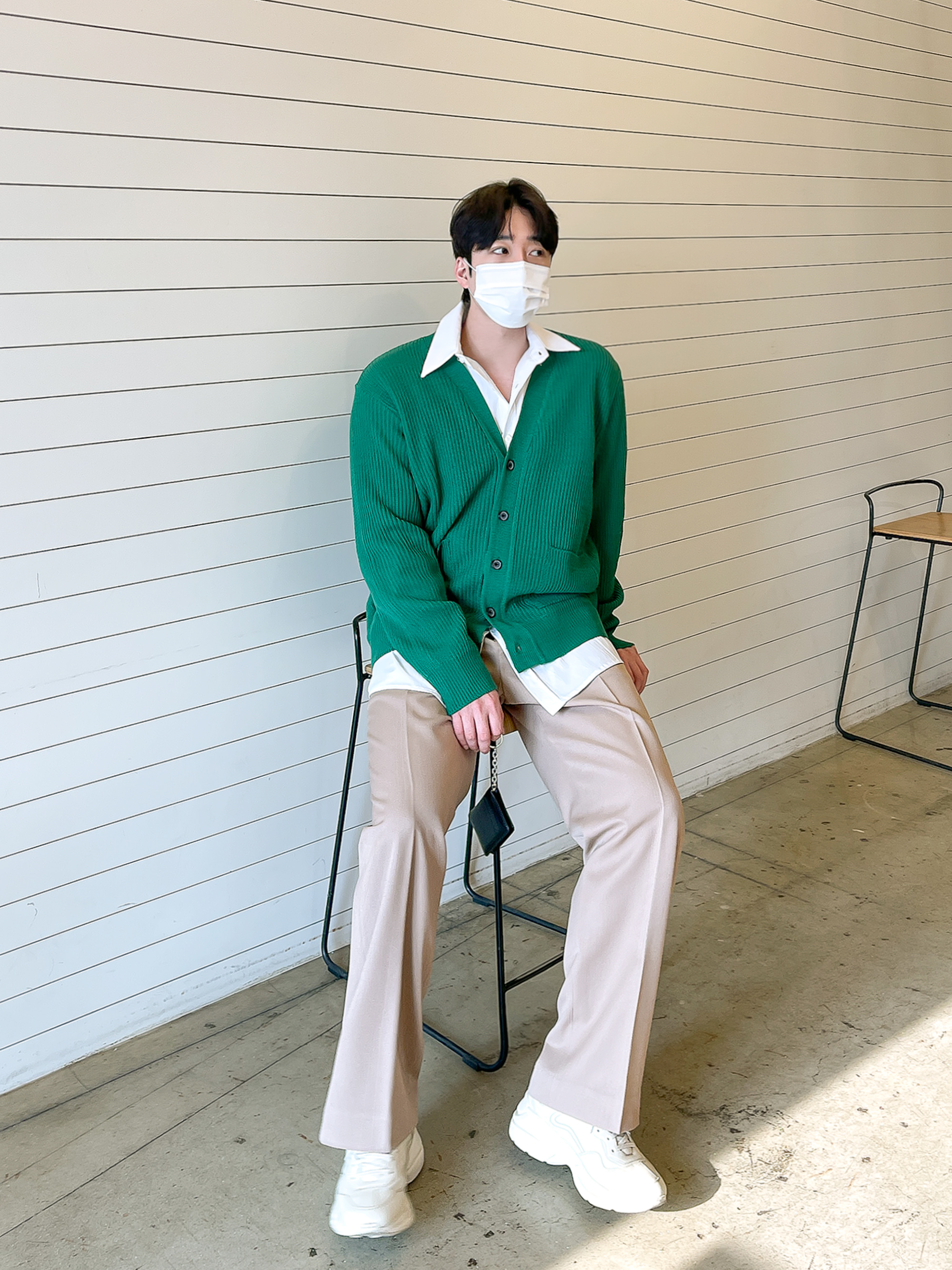 Gucci Rhyton Leather Sneakers Logo, (W) Gucci Rhyton Leather Sneakers Logo 착용 스타일