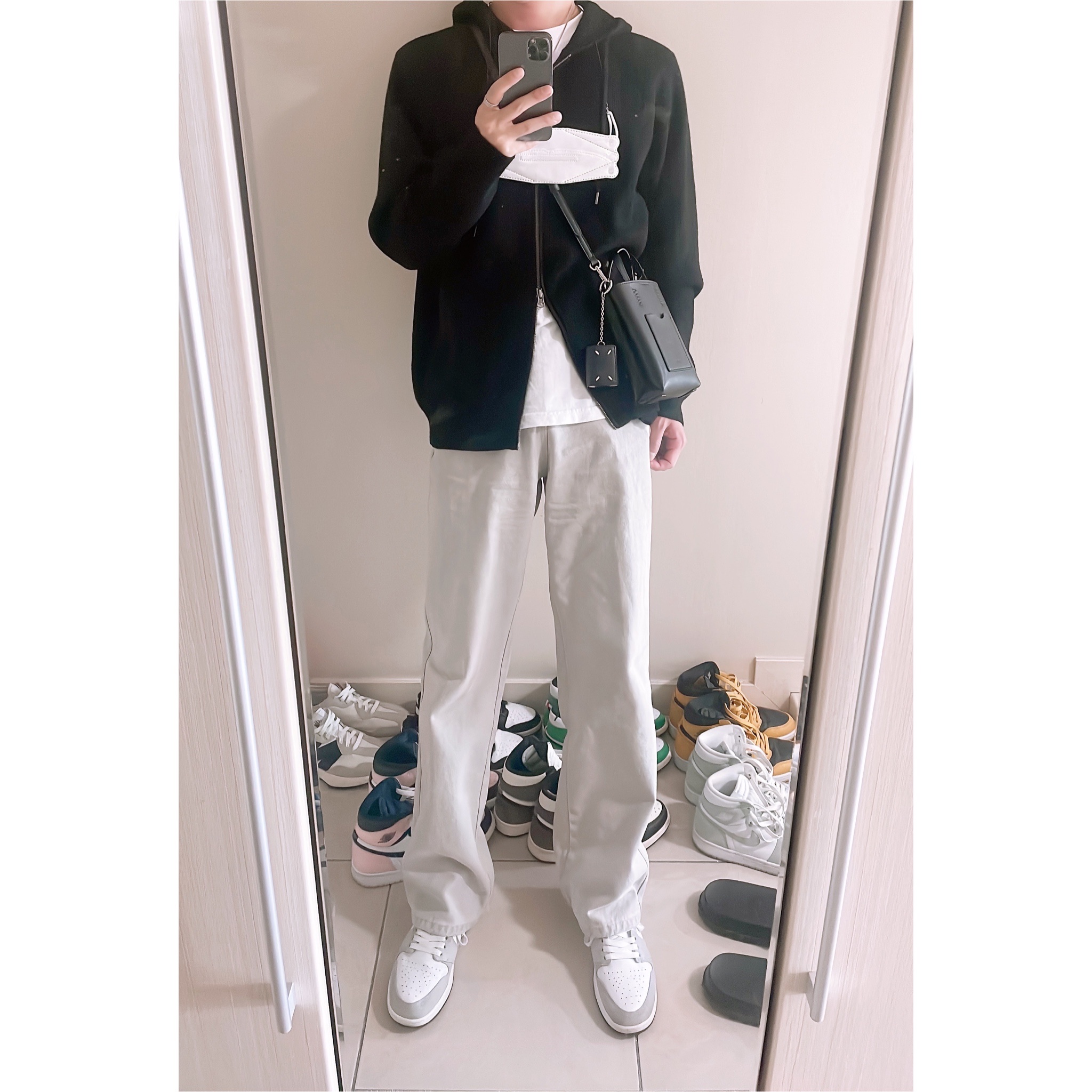 (GS) Jordan 1 Retro High OG Light Smoke Grey 착용 스타일