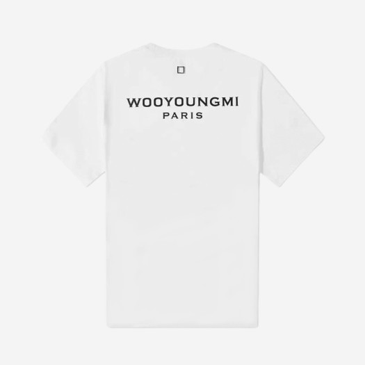 Wooyoungmi Black Back Logo T-Shirt White - 22SS