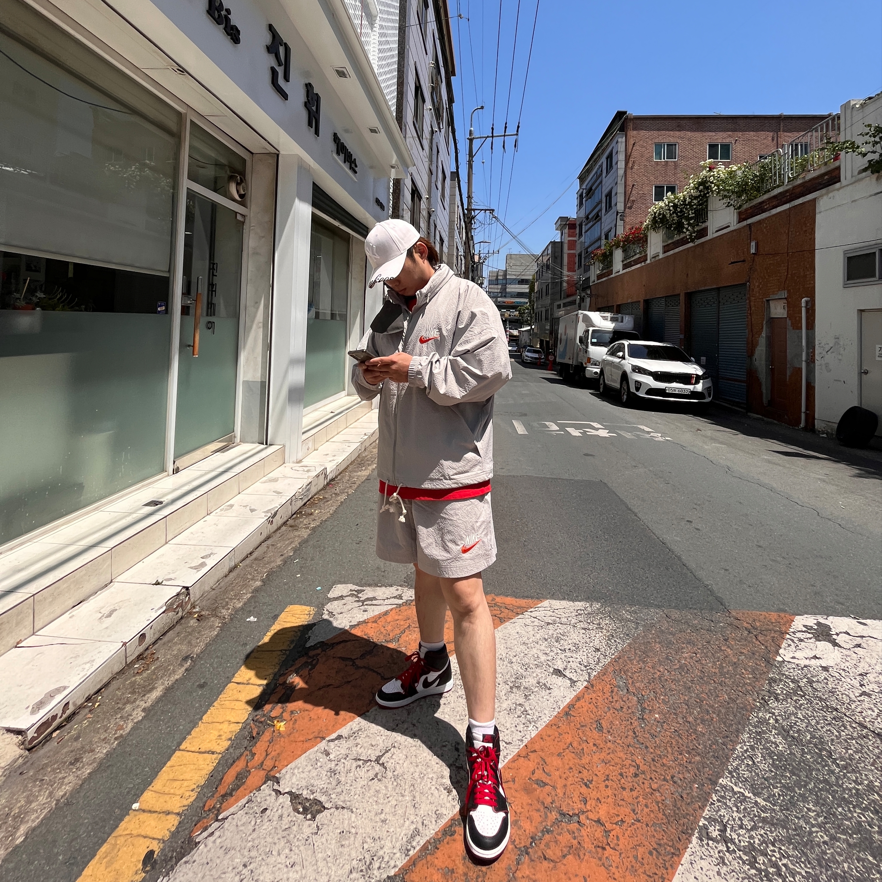 Jordan 1 Retro High OG Bloodline 착용 스타일