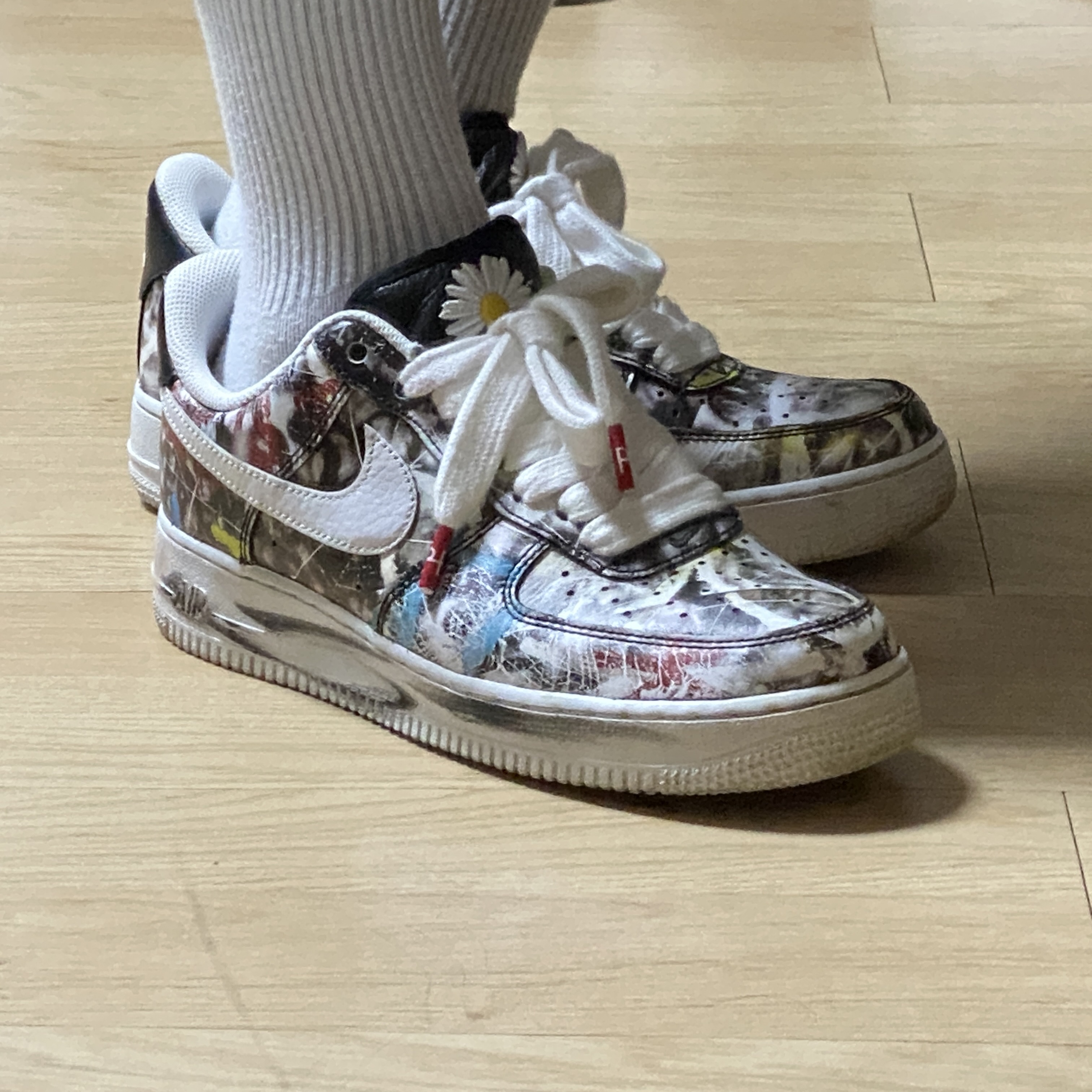 Nike Air Force 1 '07 Low White, Nike Air Force 1 '07 White Black 착용 스타일 - 4