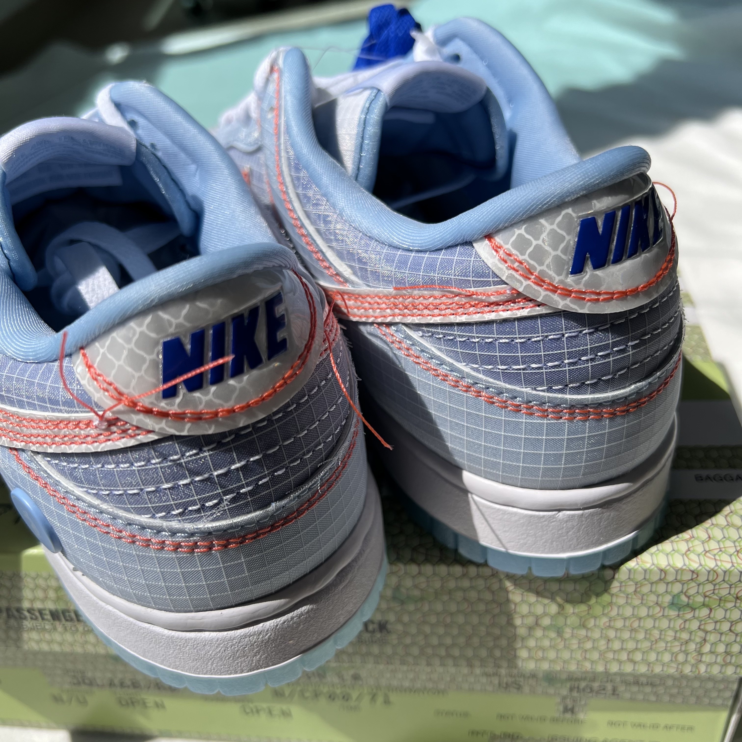 Nike x Union Dunk Low Passport Pack Argon 착용 스타일 - 2