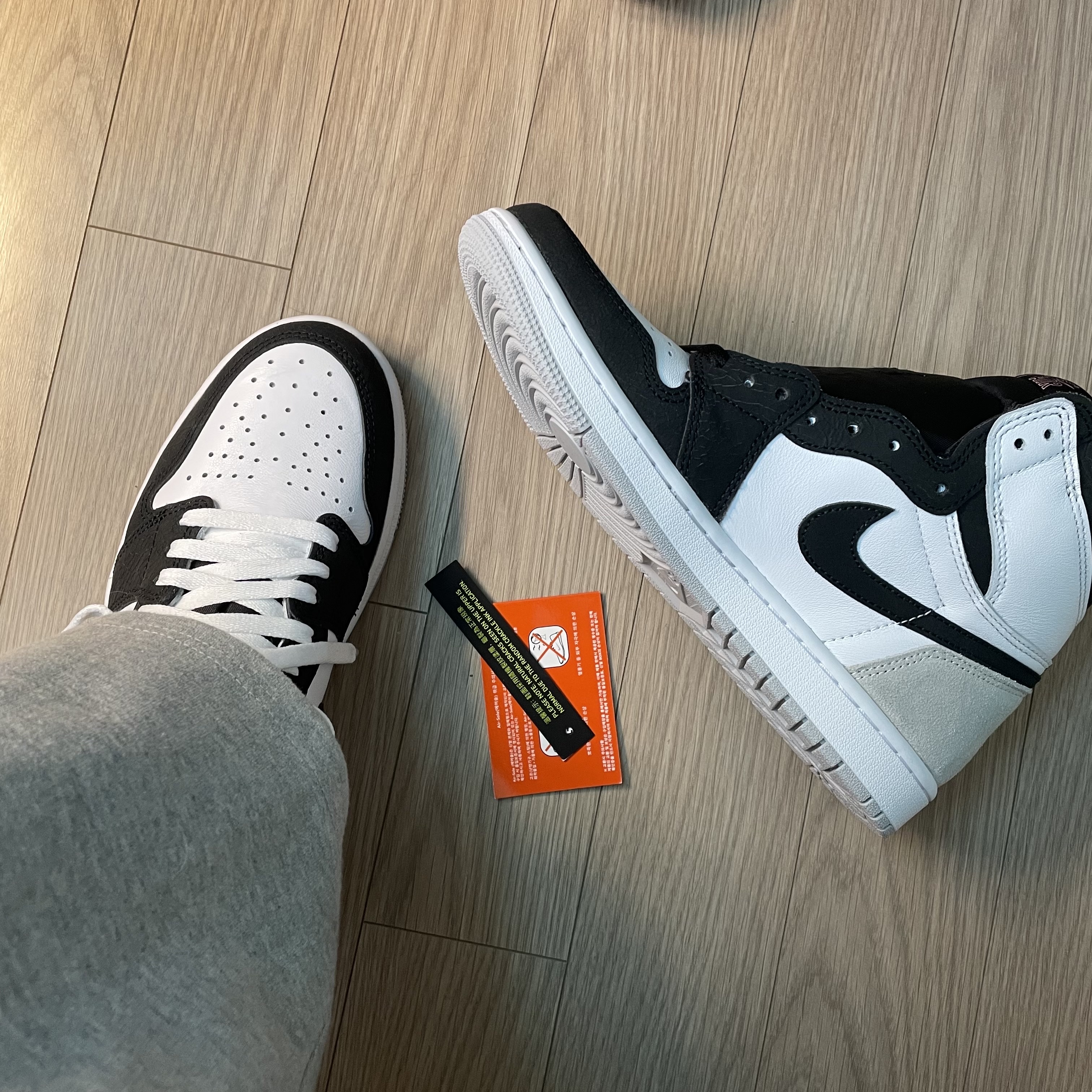 Jordan 1 Retro High OG Bleached Coral 착용 스타일 - 1