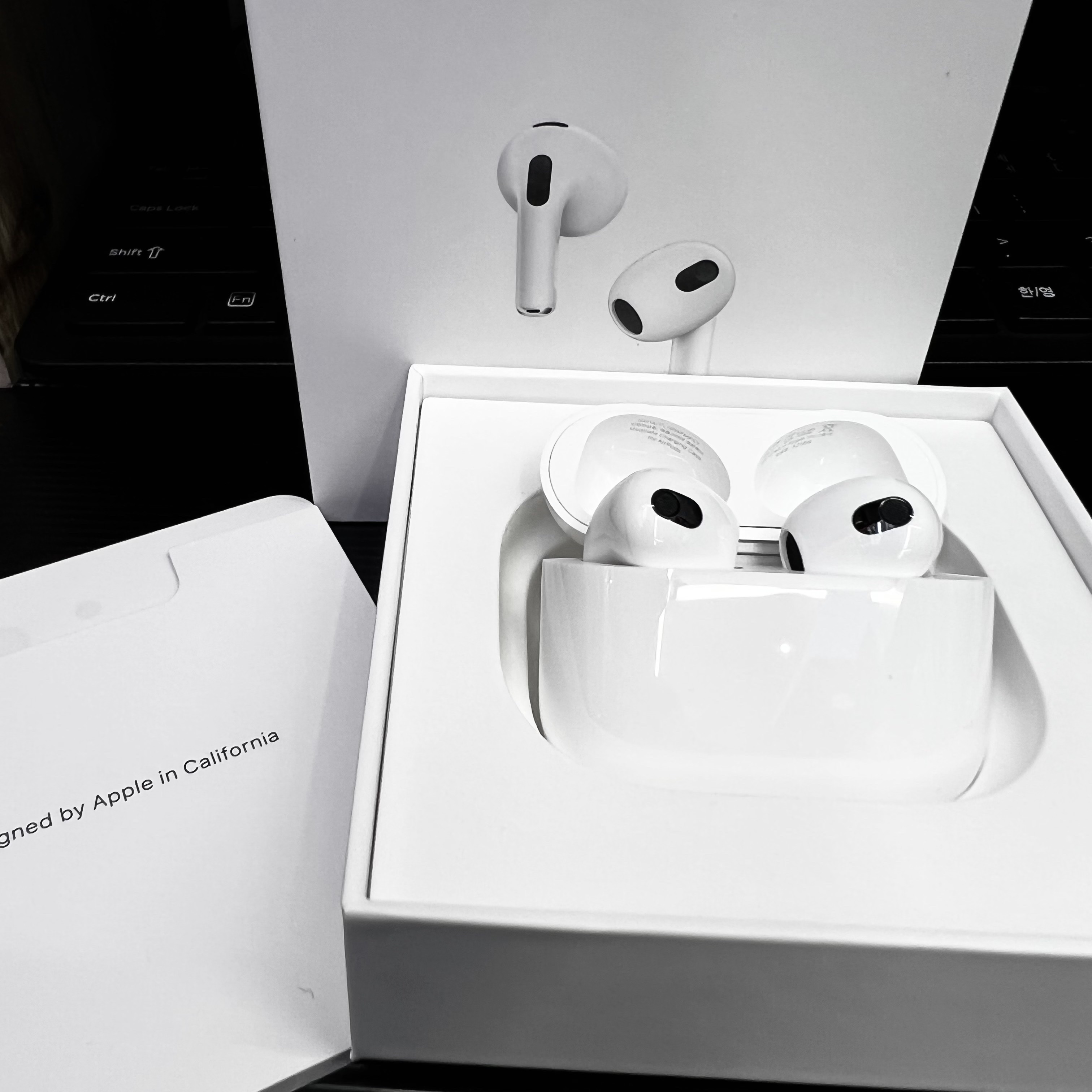 Apple Airpods 3rd Gen with MagSafe Charging Case (Korean Ver.) 착용 스타일