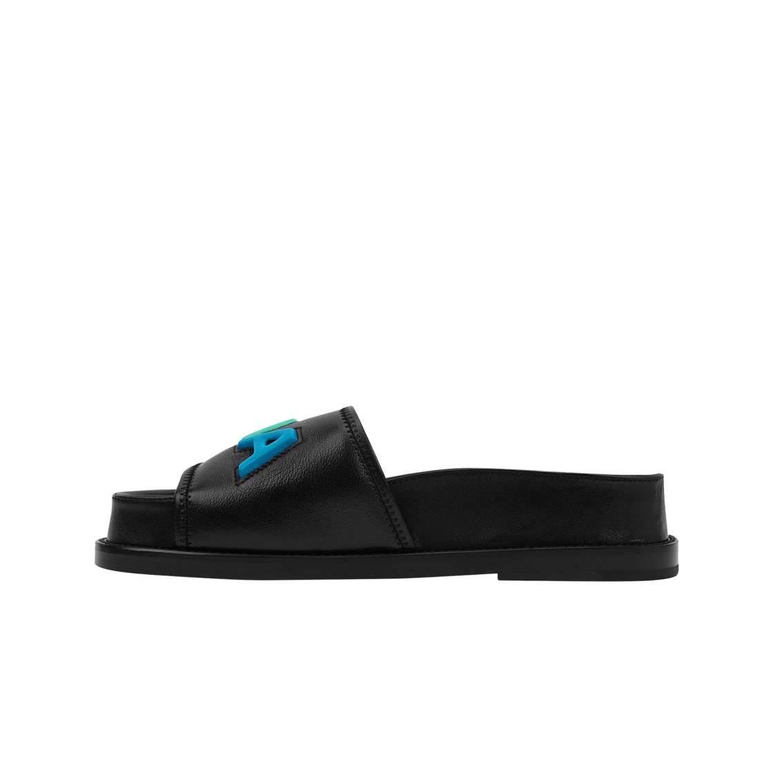 (W) 샤넬 뮬 램스킨 & 블랙 멀티컬러((W) Chanel Mules Lambskin & Black Multicolor) - 2