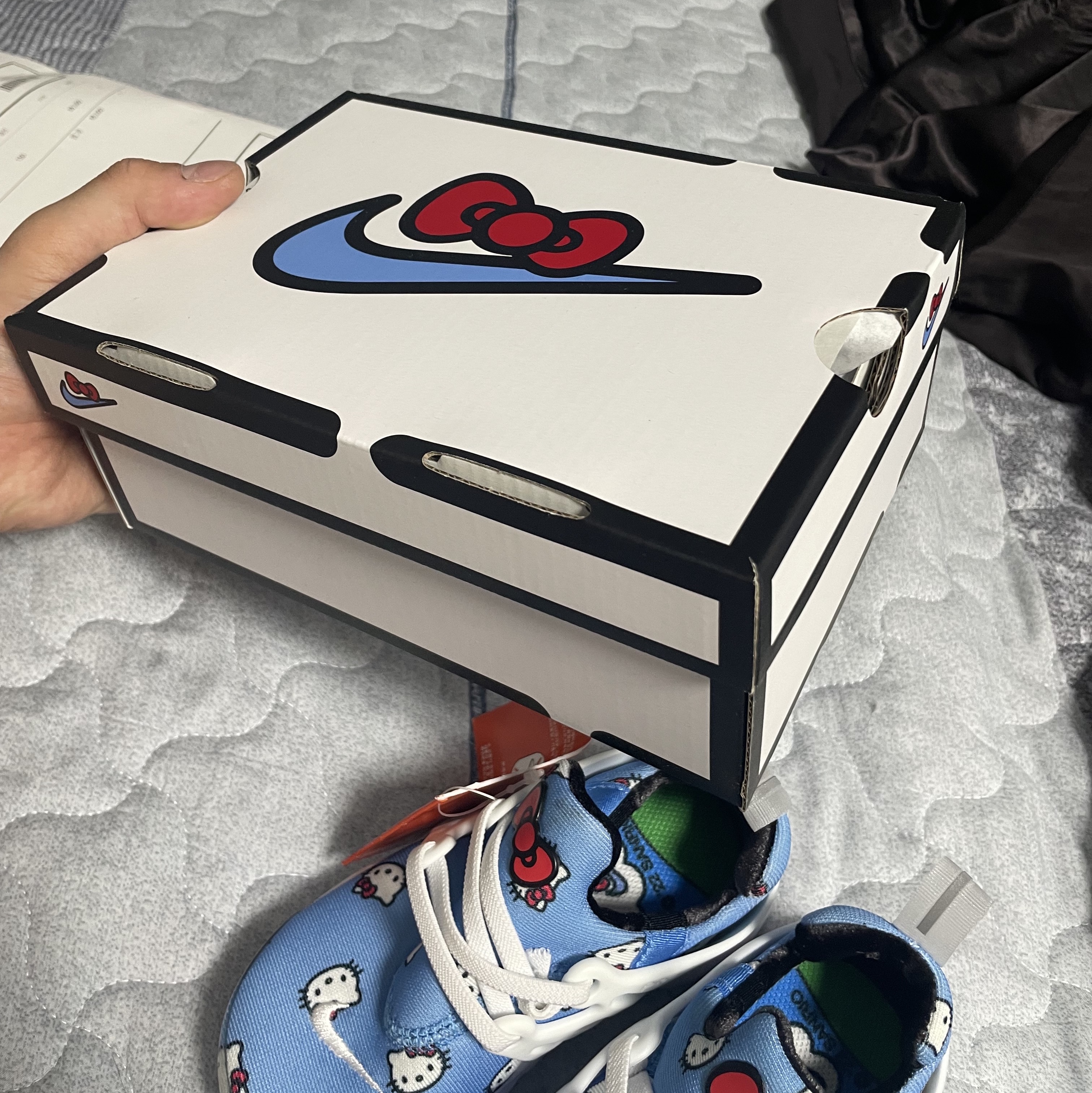 (TD) Nike x Hello Kitty Air Presto University Blue 착용 스타일 - 3