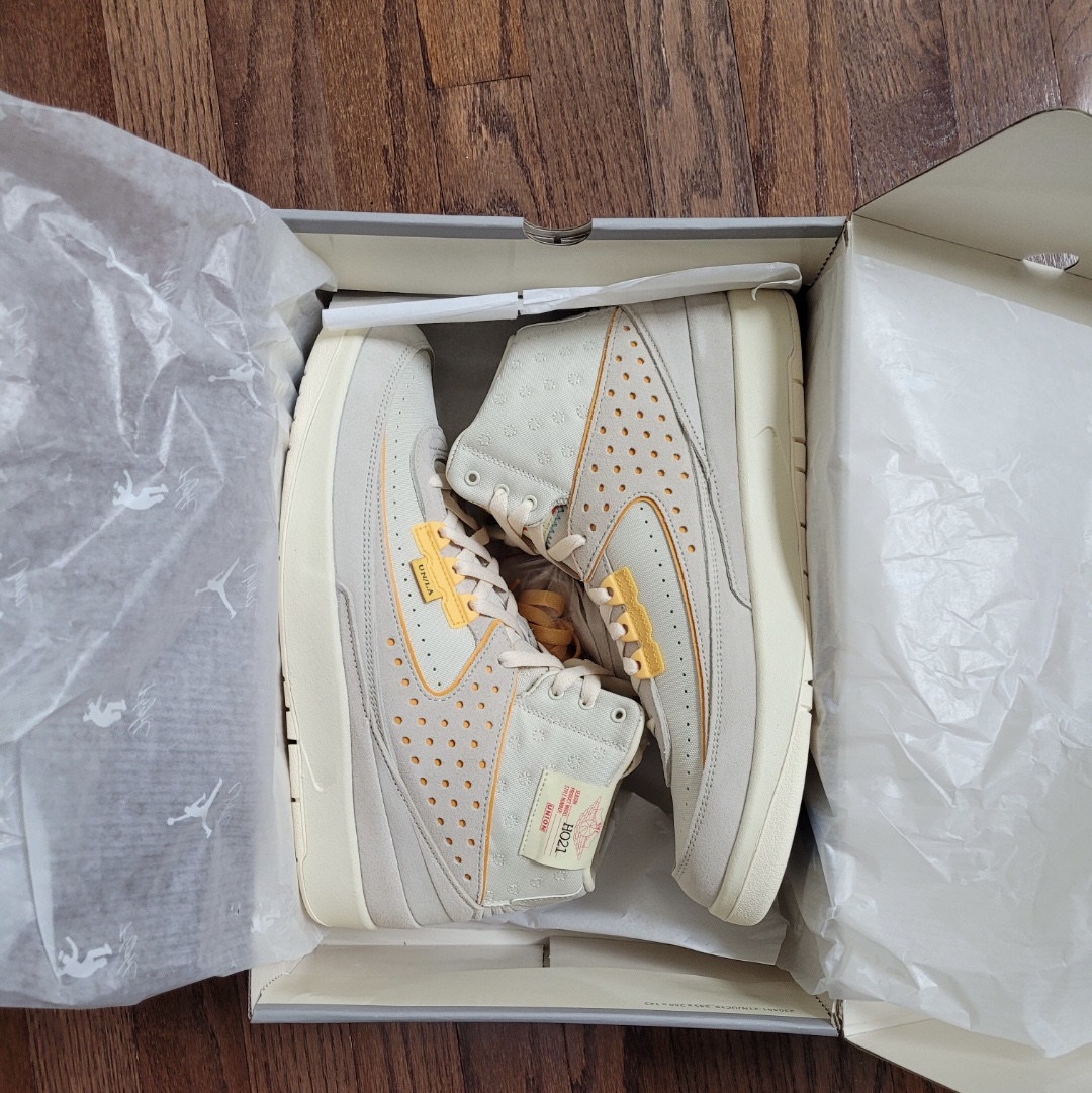 Jordan 2 x Union Retro SP Rattan 착용 스타일