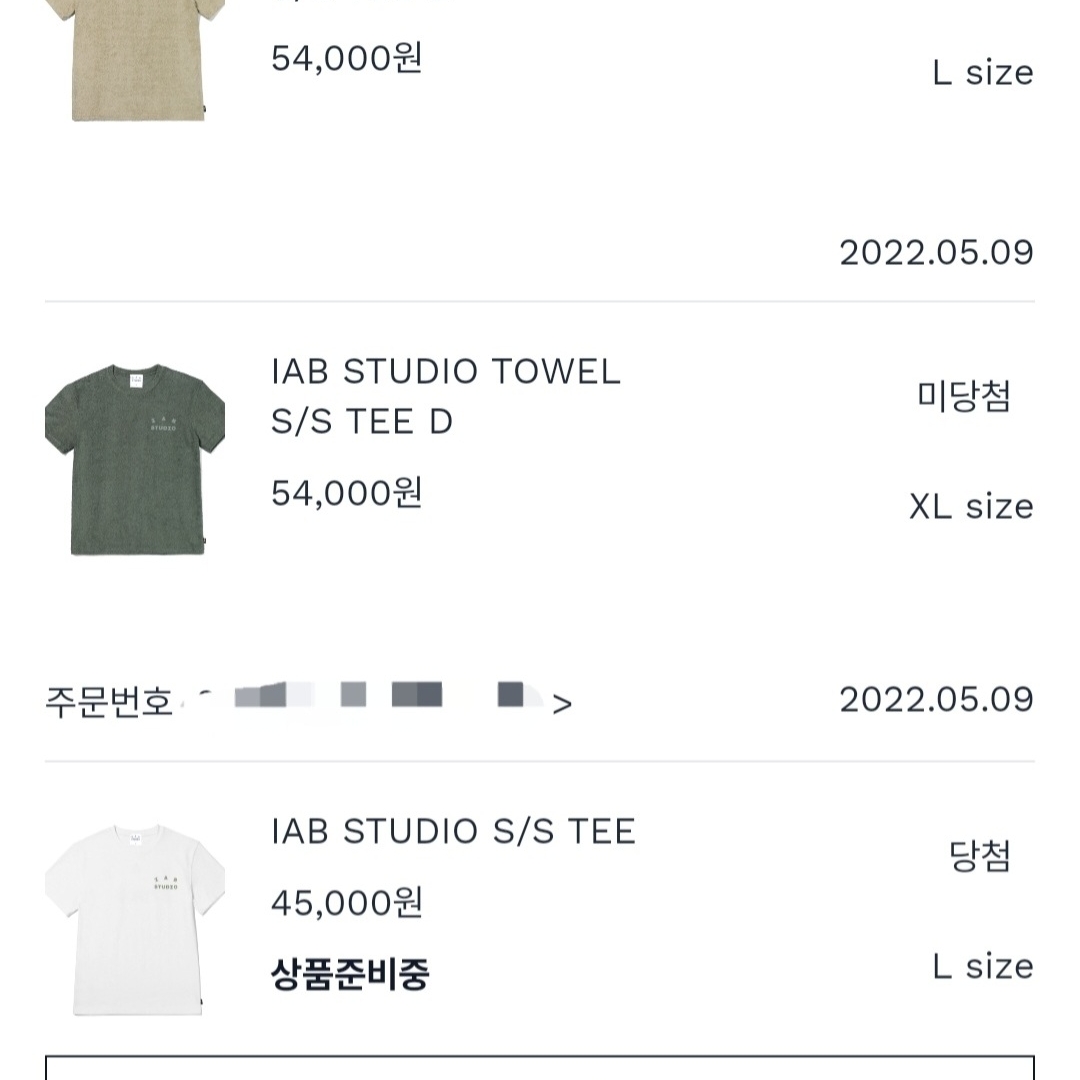 IAB Studio T-Shirt White Light Green 착용 스타일