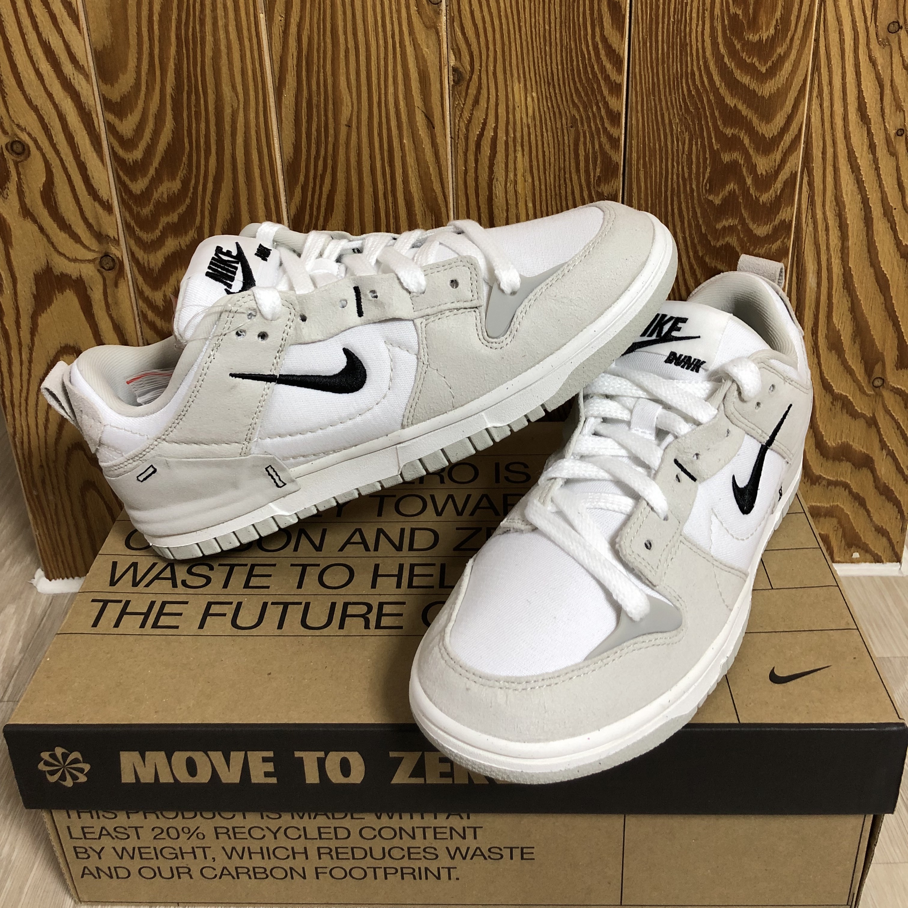 (W) Nike Dunk Low Disrupt 2 White Light Bone 착용 스타일