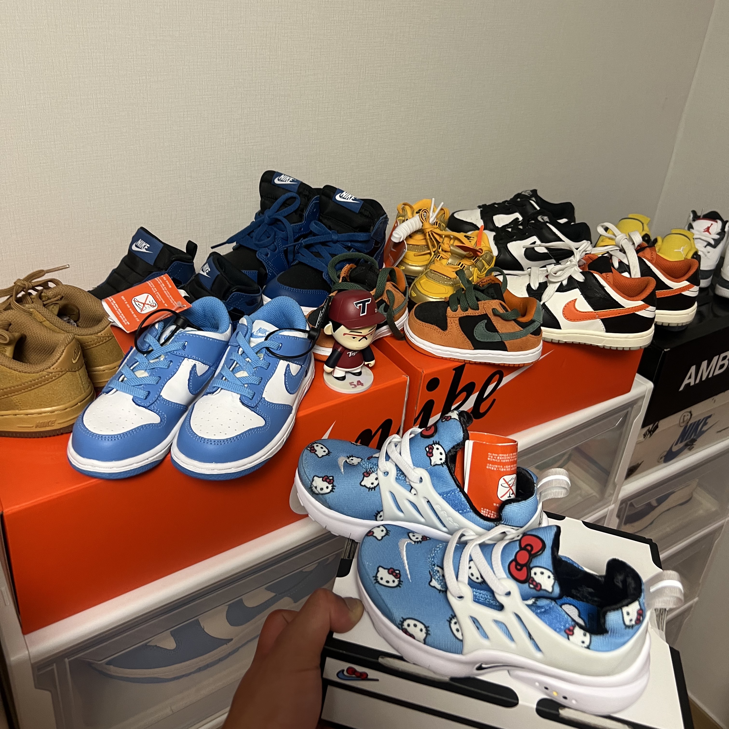 (TD) Nike x Hello Kitty Air Presto University Blue 착용 스타일