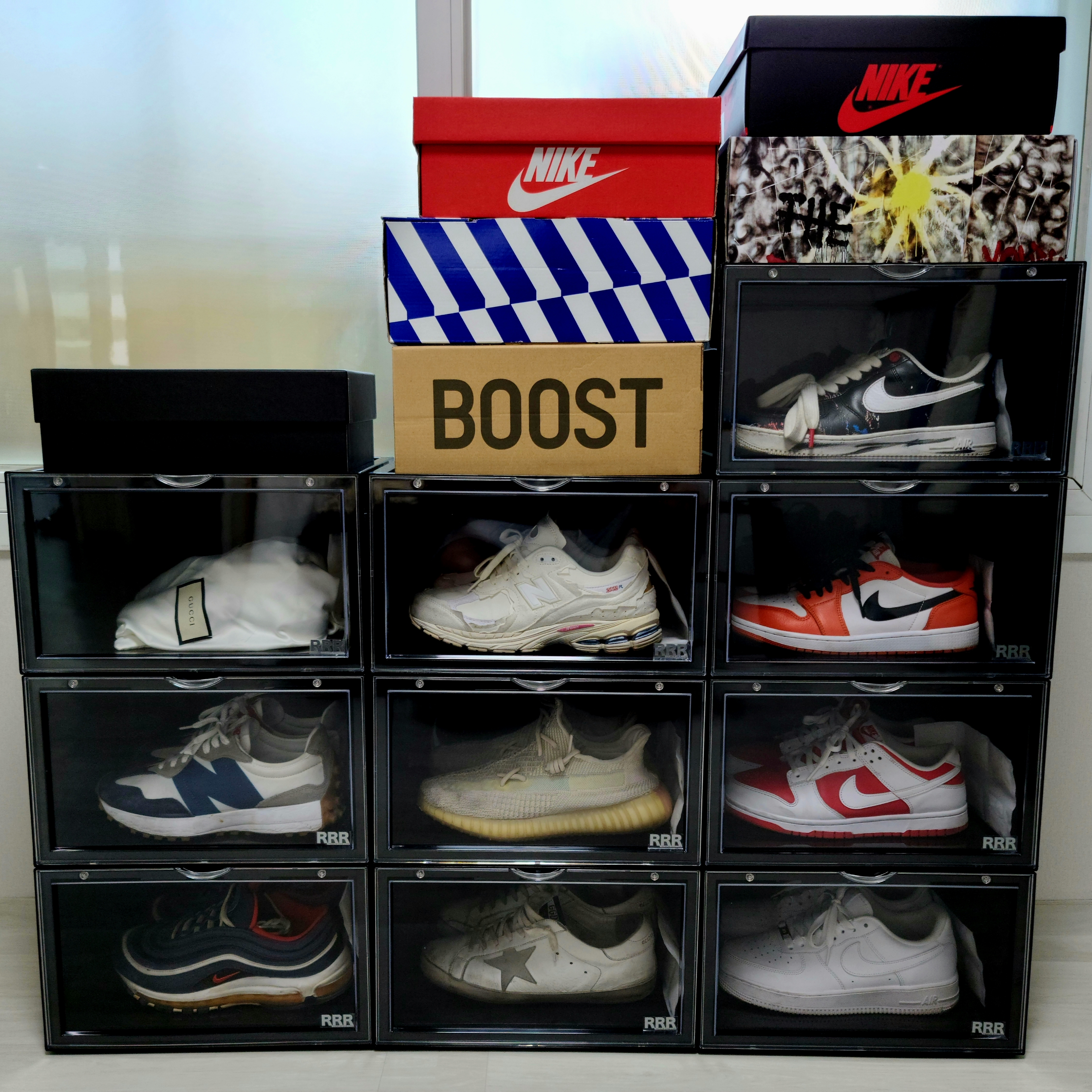 Nike x Peaceminusone Air Force 1 Low Para-Noise, Jordan 1 Low OG Starfish 착용 스타일