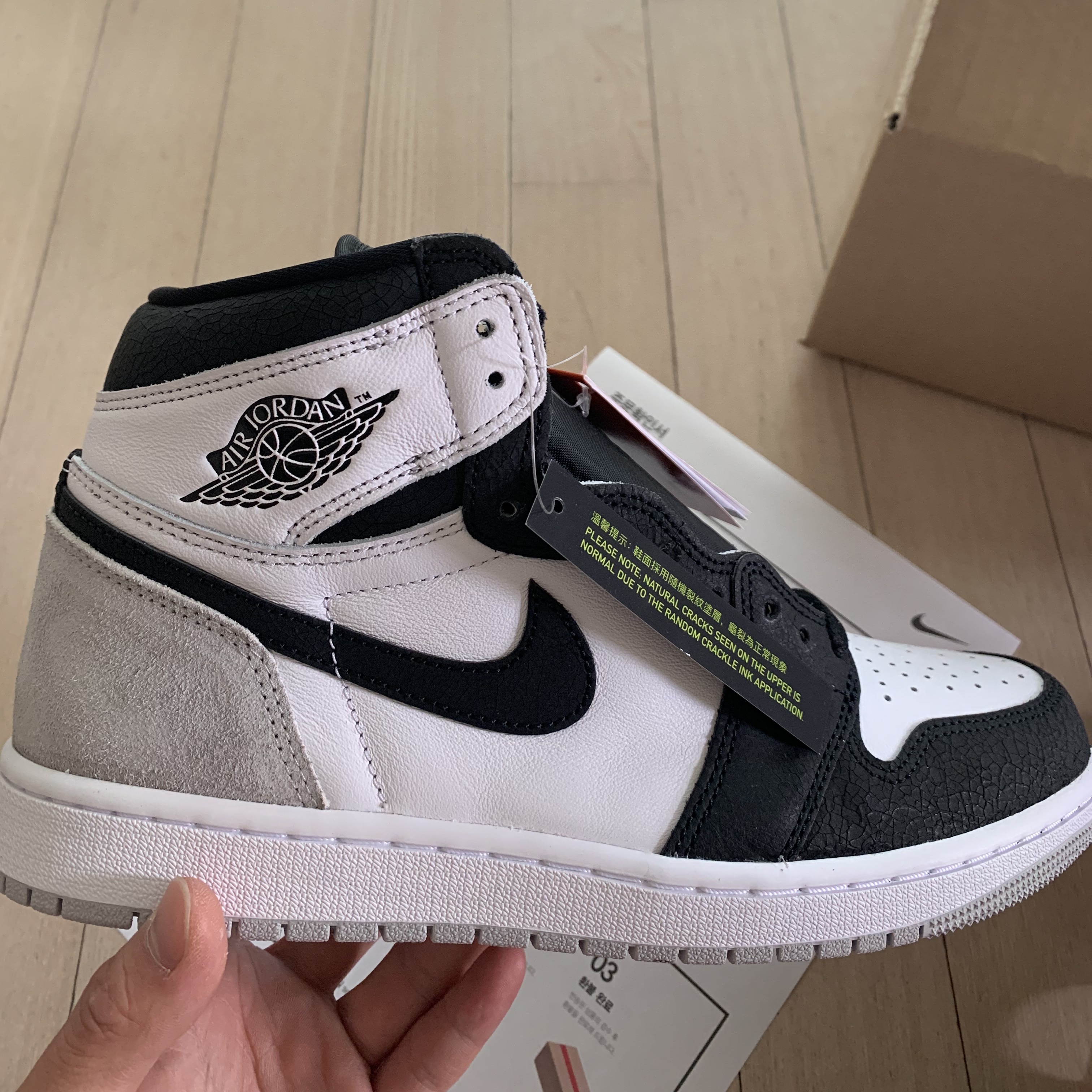 Jordan 1 Retro High OG Bleached Coral 착용 스타일 - 1