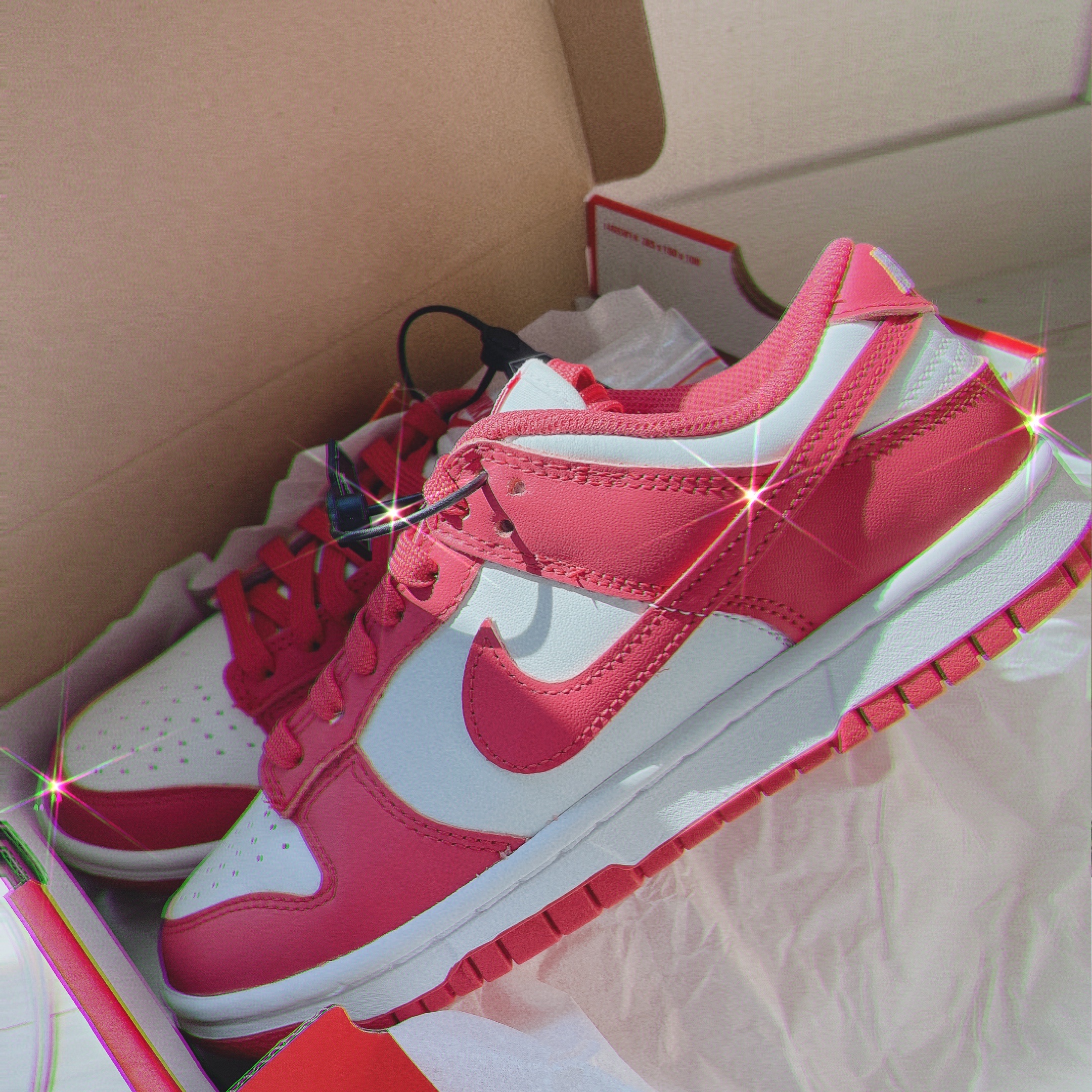 (W) Nike Dunk Low Archeo Pink 착용 스타일